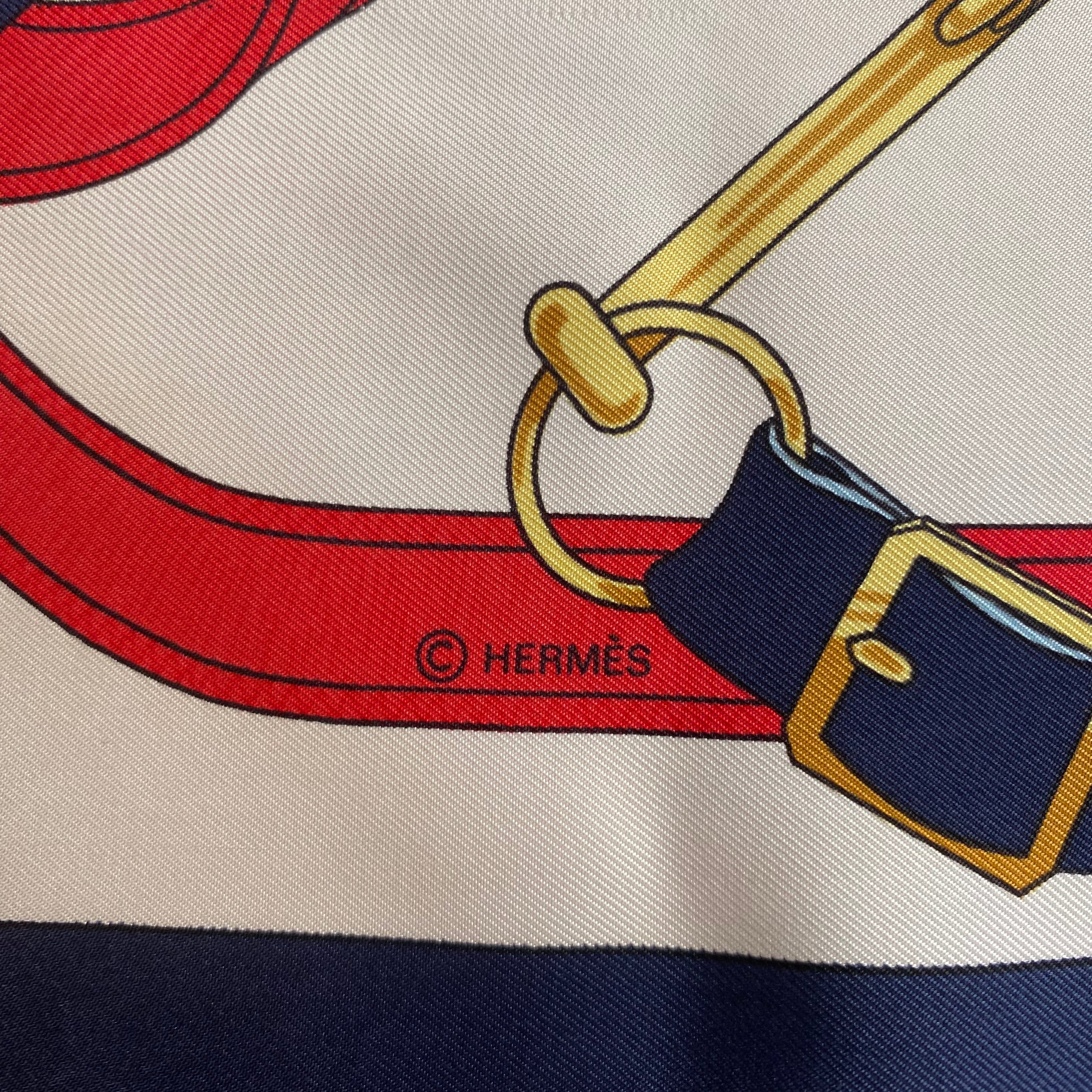 Hermès Eperon D’Or Silk Scarf