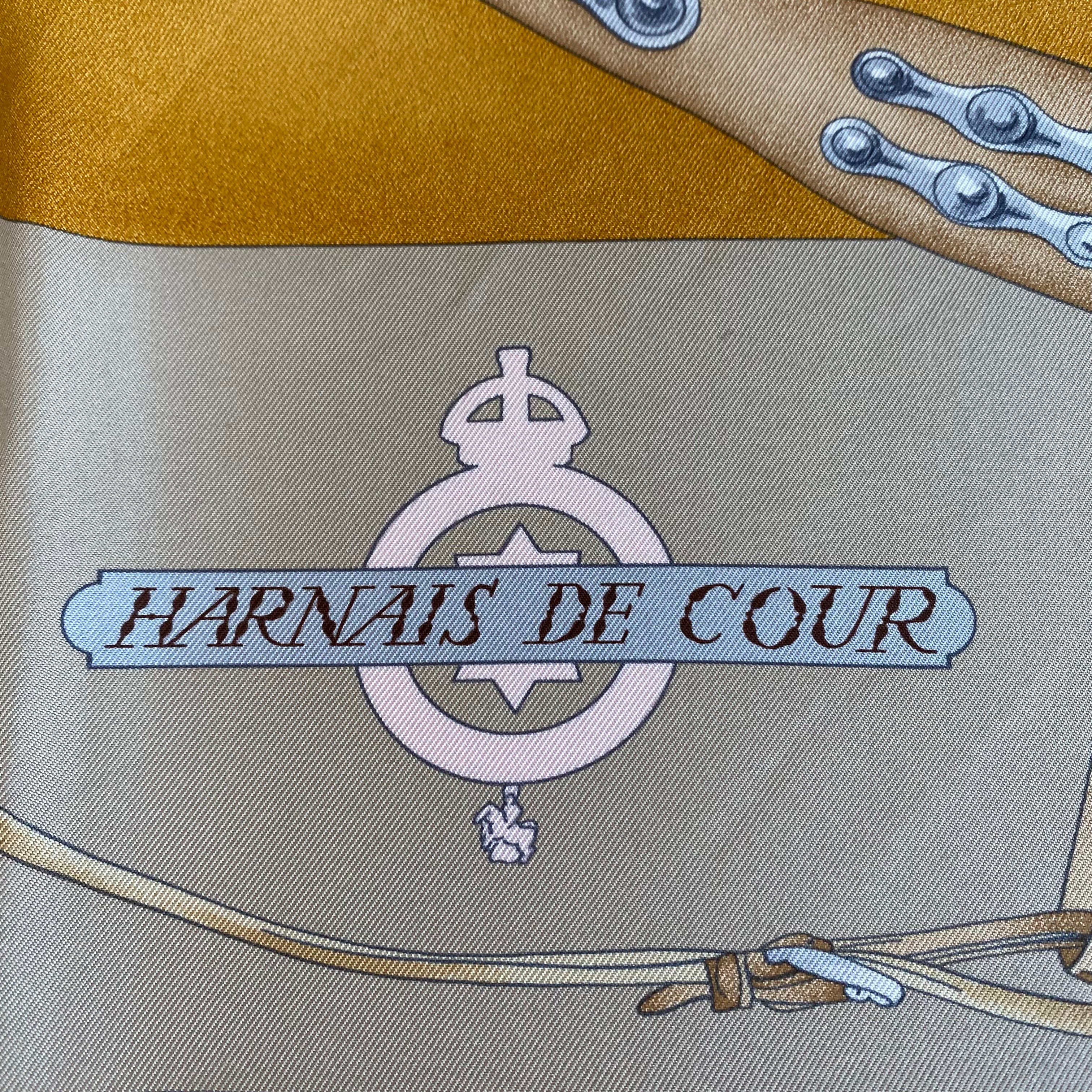 Hermès Harnais de Cour Silk Scarf