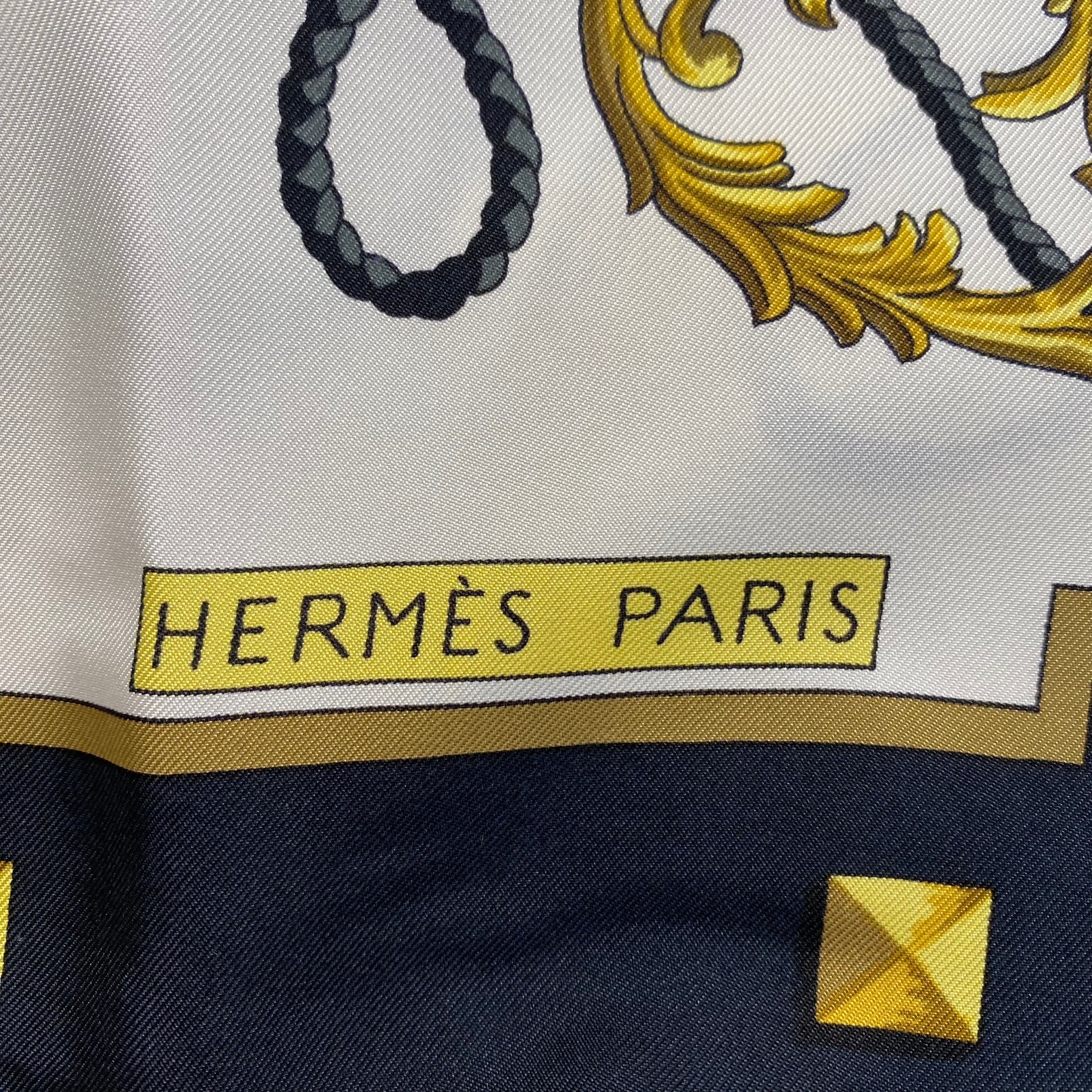 Hermès Les Clefs Silk Scarf