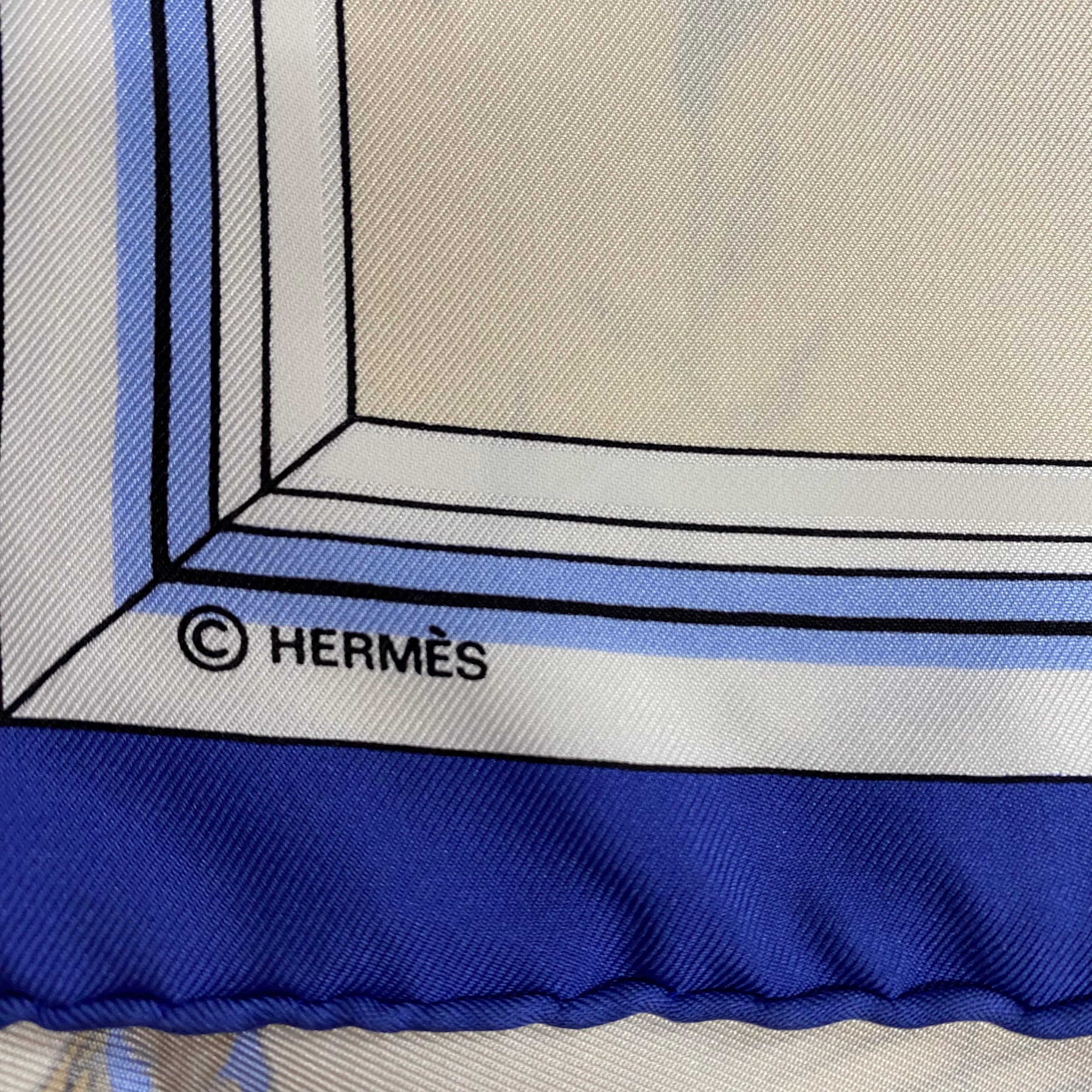 Hermès Quai aux Fleurs Silk Scarf
