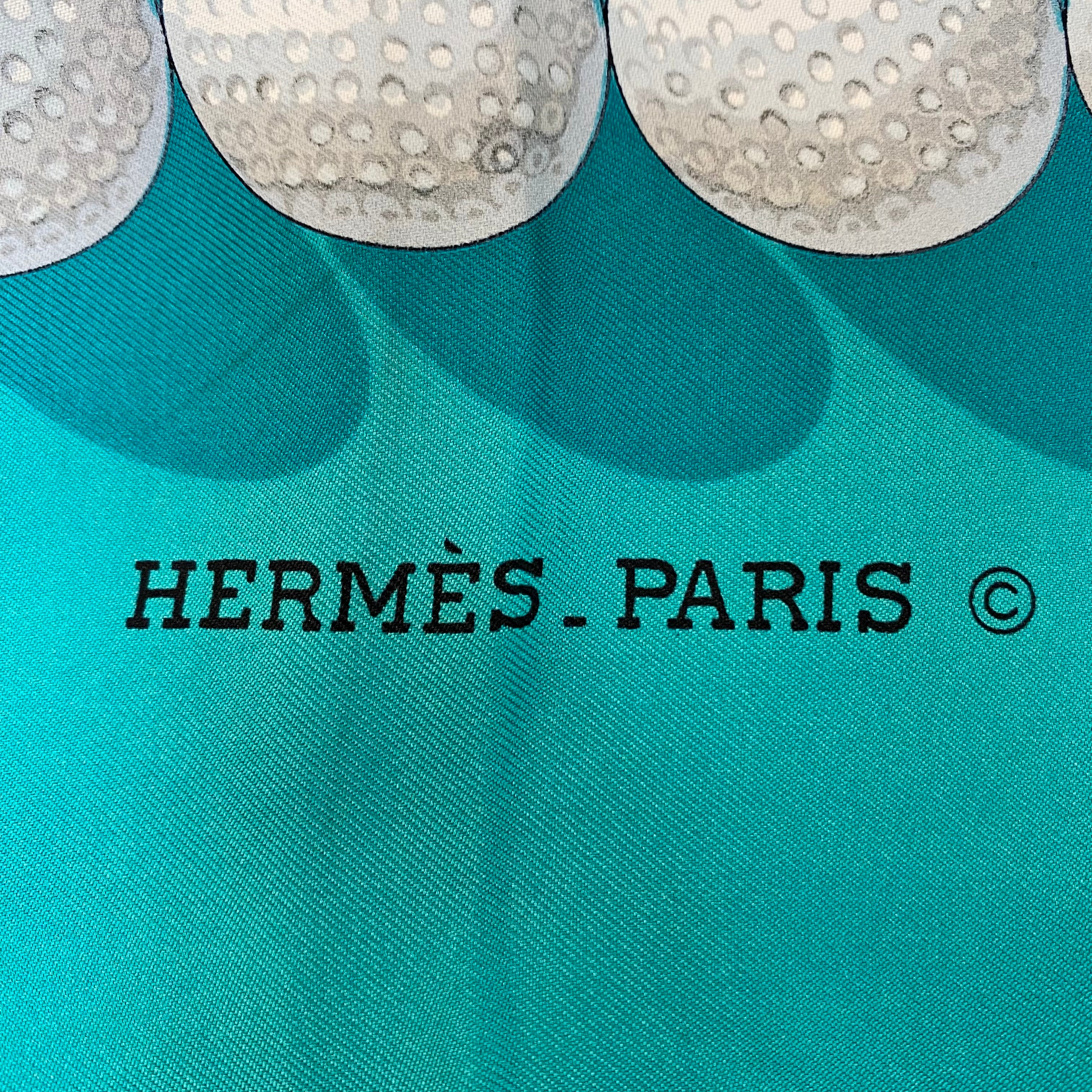 Hermès Balles de Golf Silk Scarf