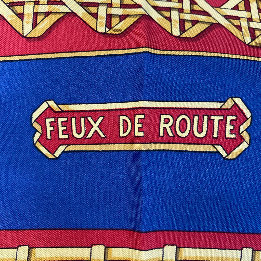Hermès Feux de Route Silk Scarf