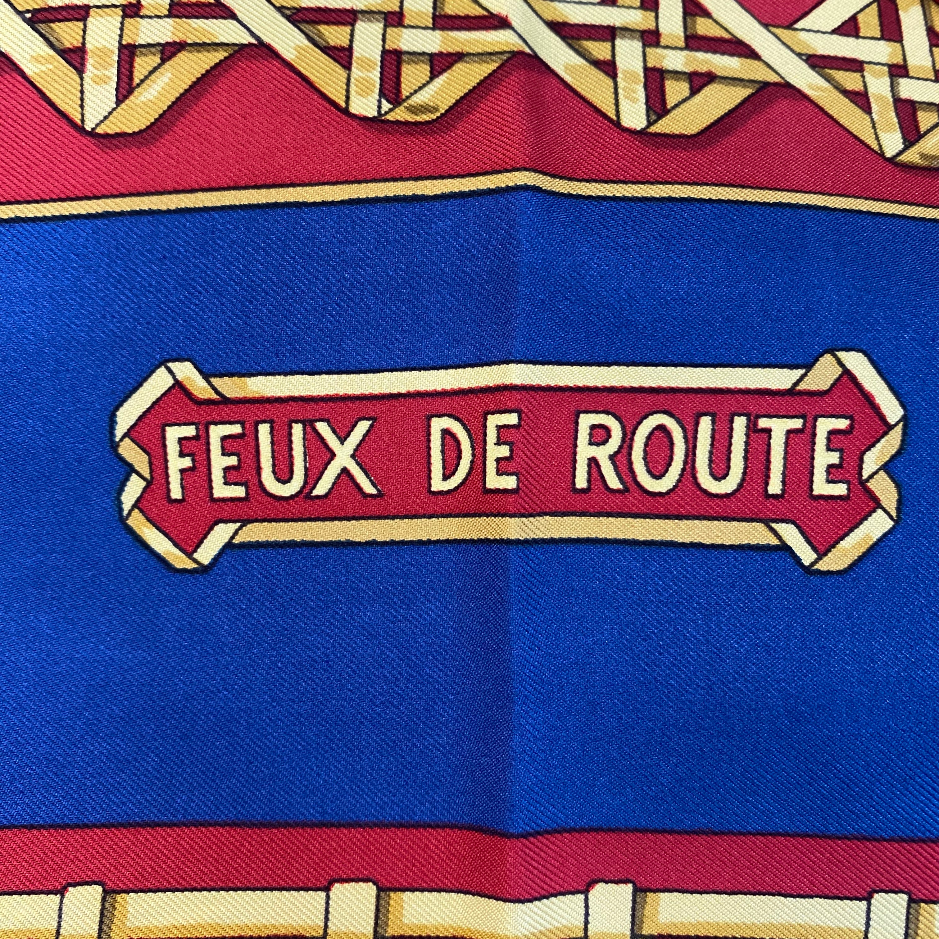 Hermès Feux de Route Silk Scarf
