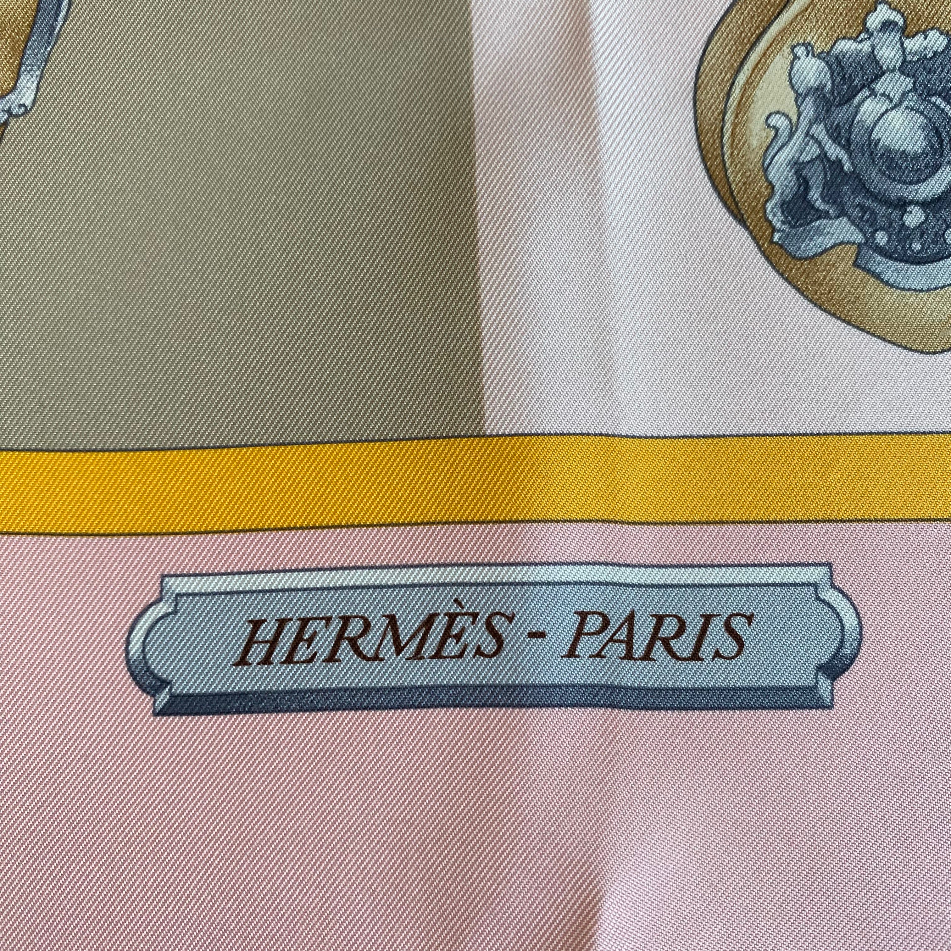 Hermès Harnais de Cour Silk Scarf