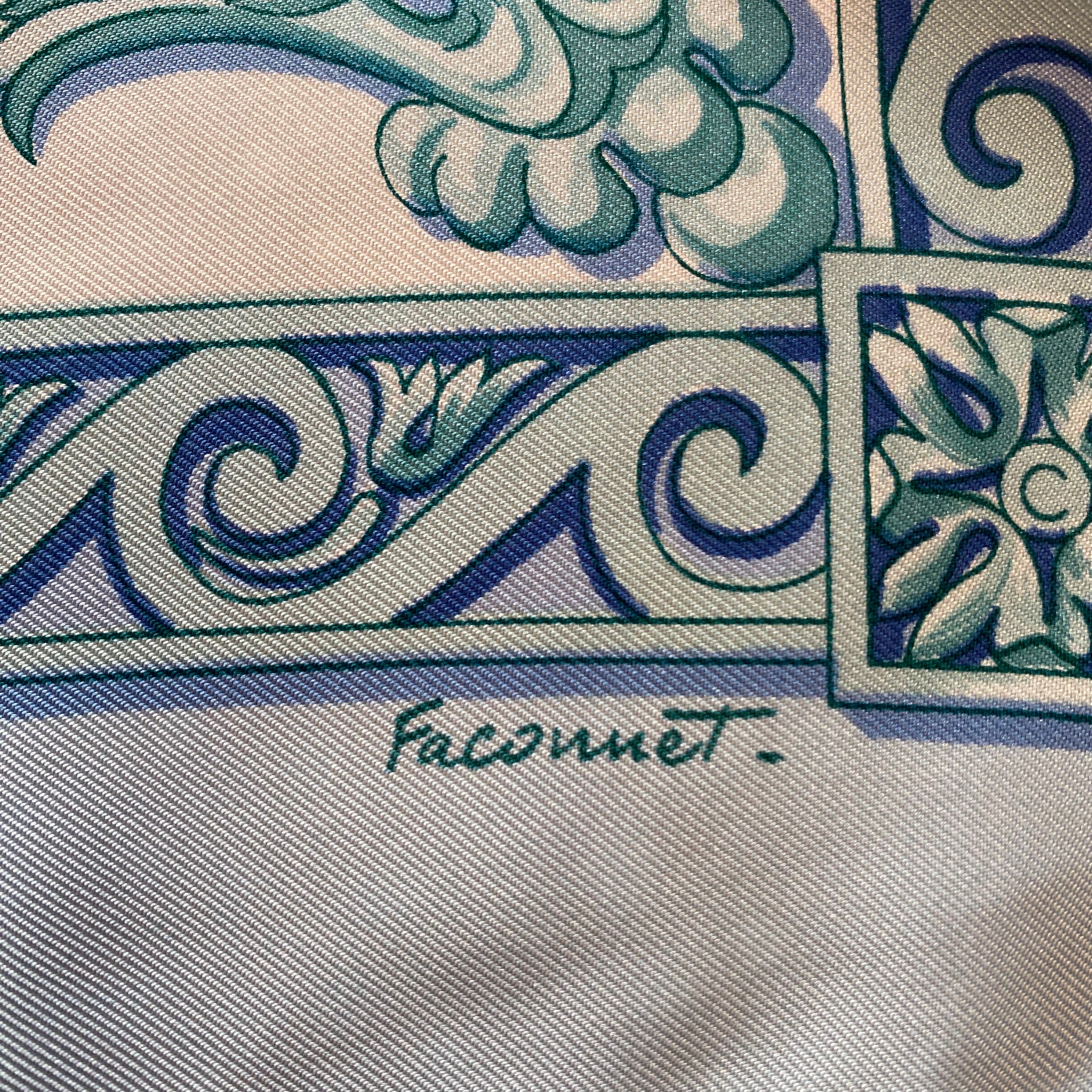 Immaculate Hermès Courbettes & Cabrioles Silk Scarf