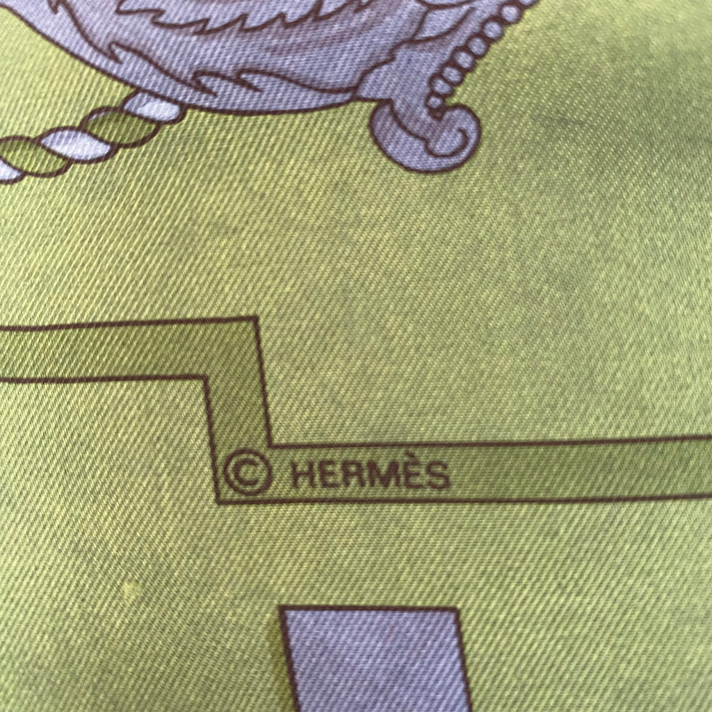 Hermès Les Clefs Silk Scarf