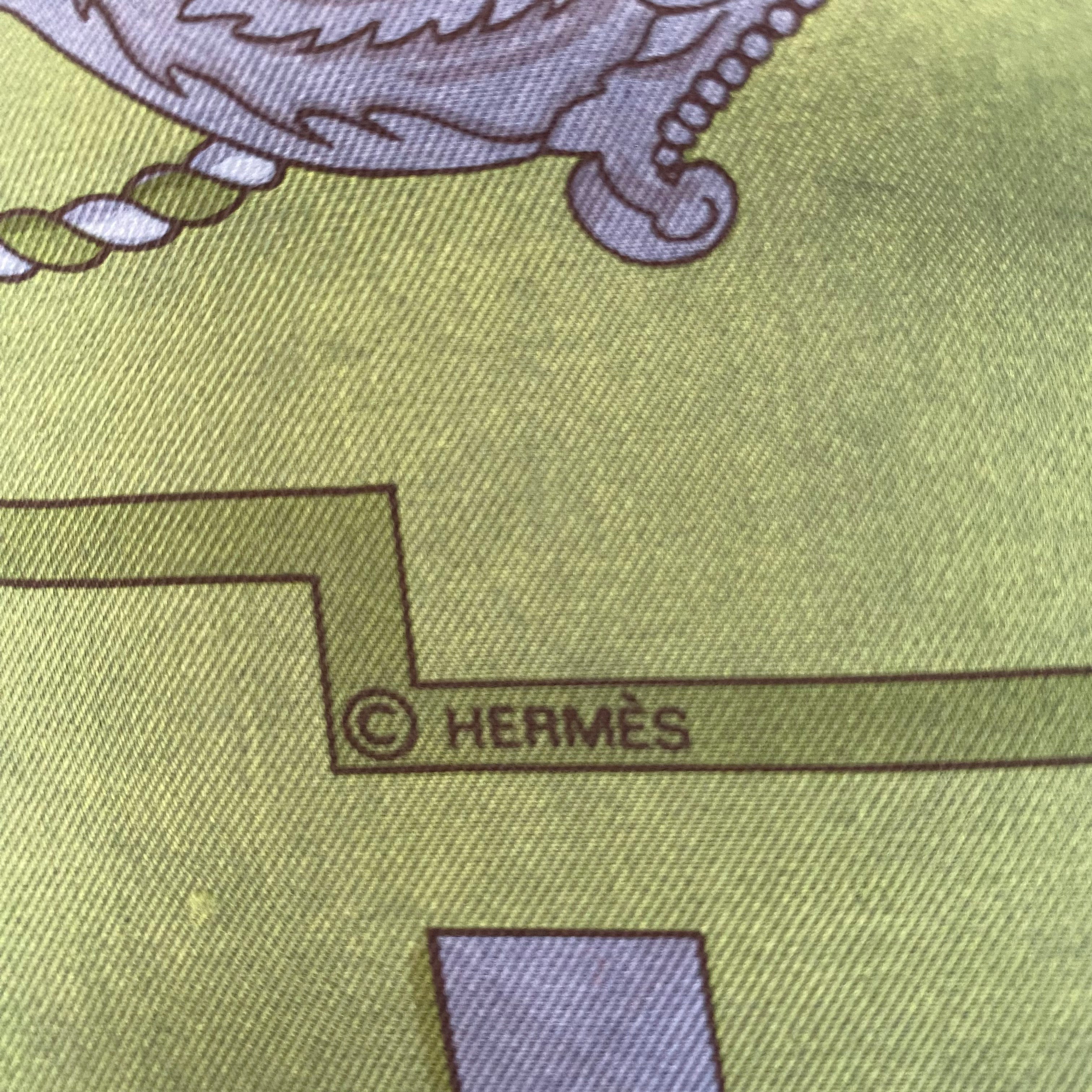 Hermès Les Clefs Silk Scarf