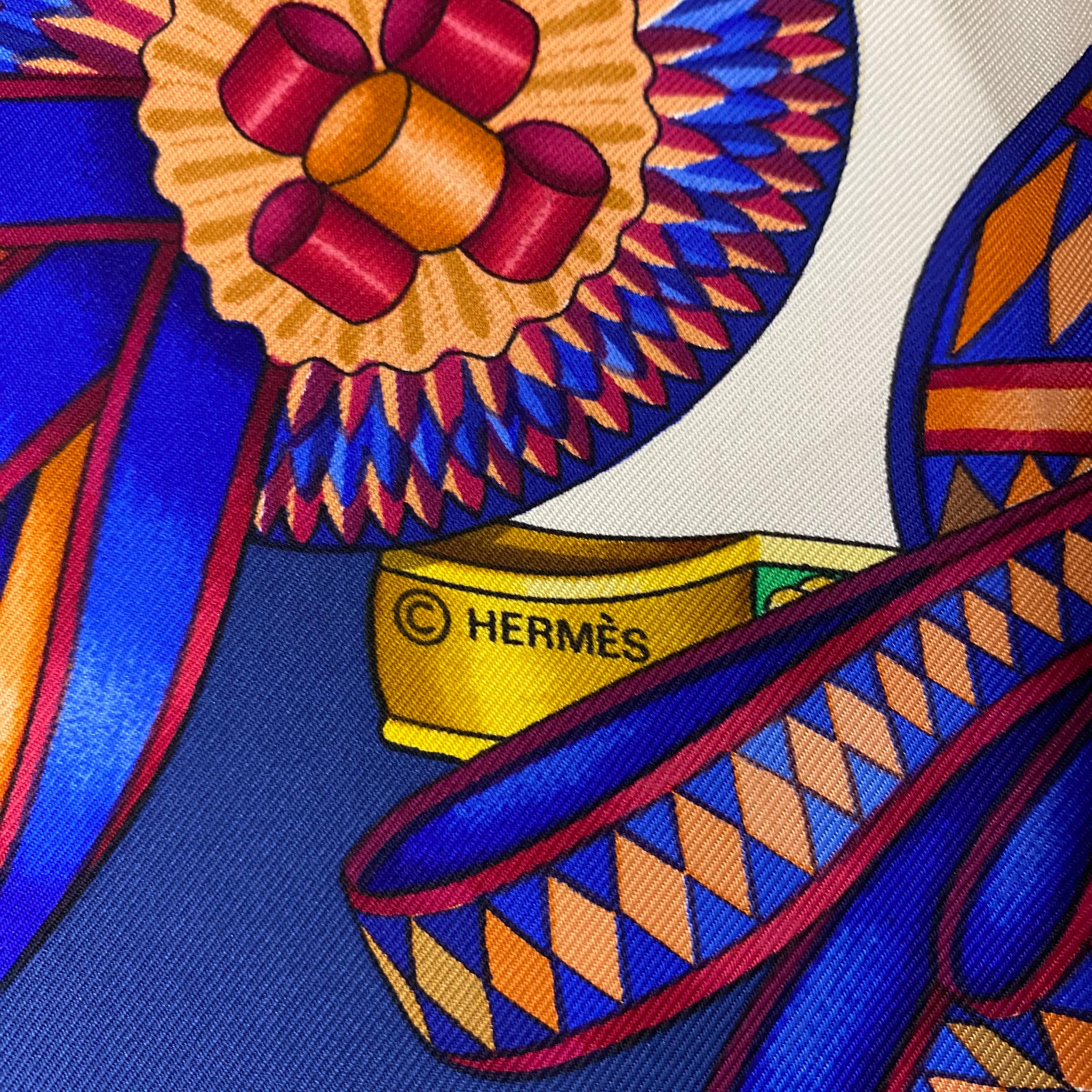 Hermès Les Rubans du Cheval Silk Scarf