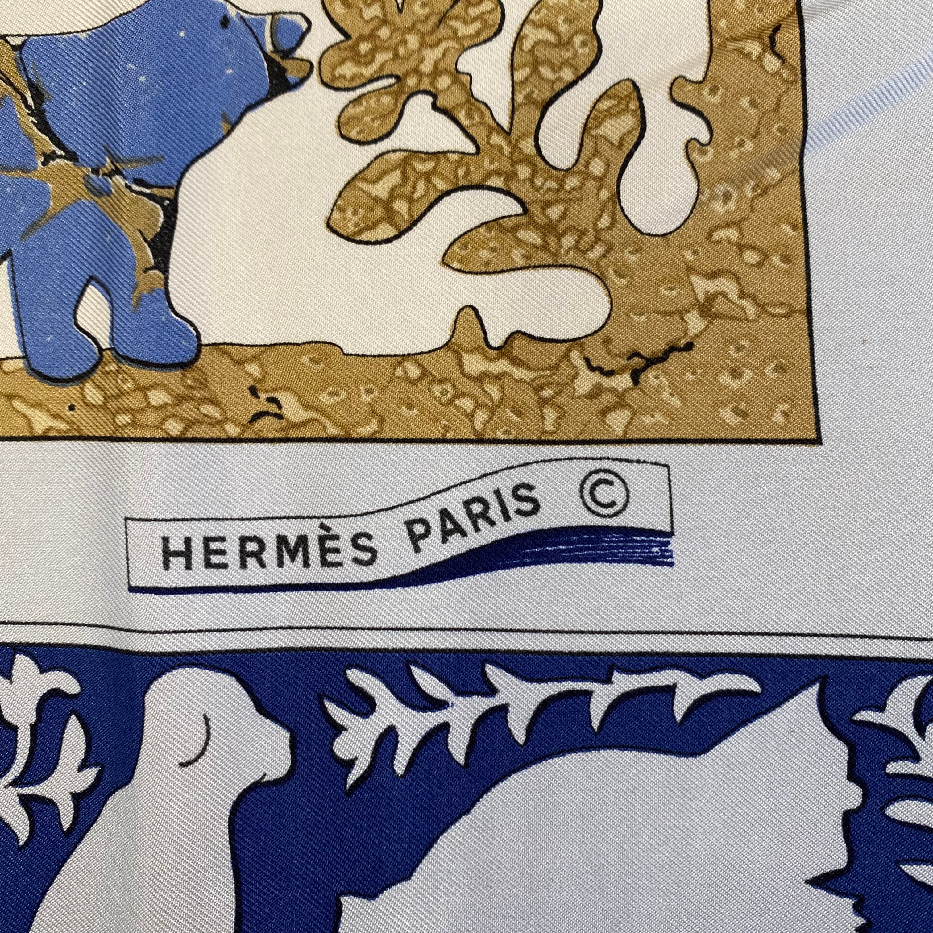 Brand New Hermès Early America Vintage Silk Scarf