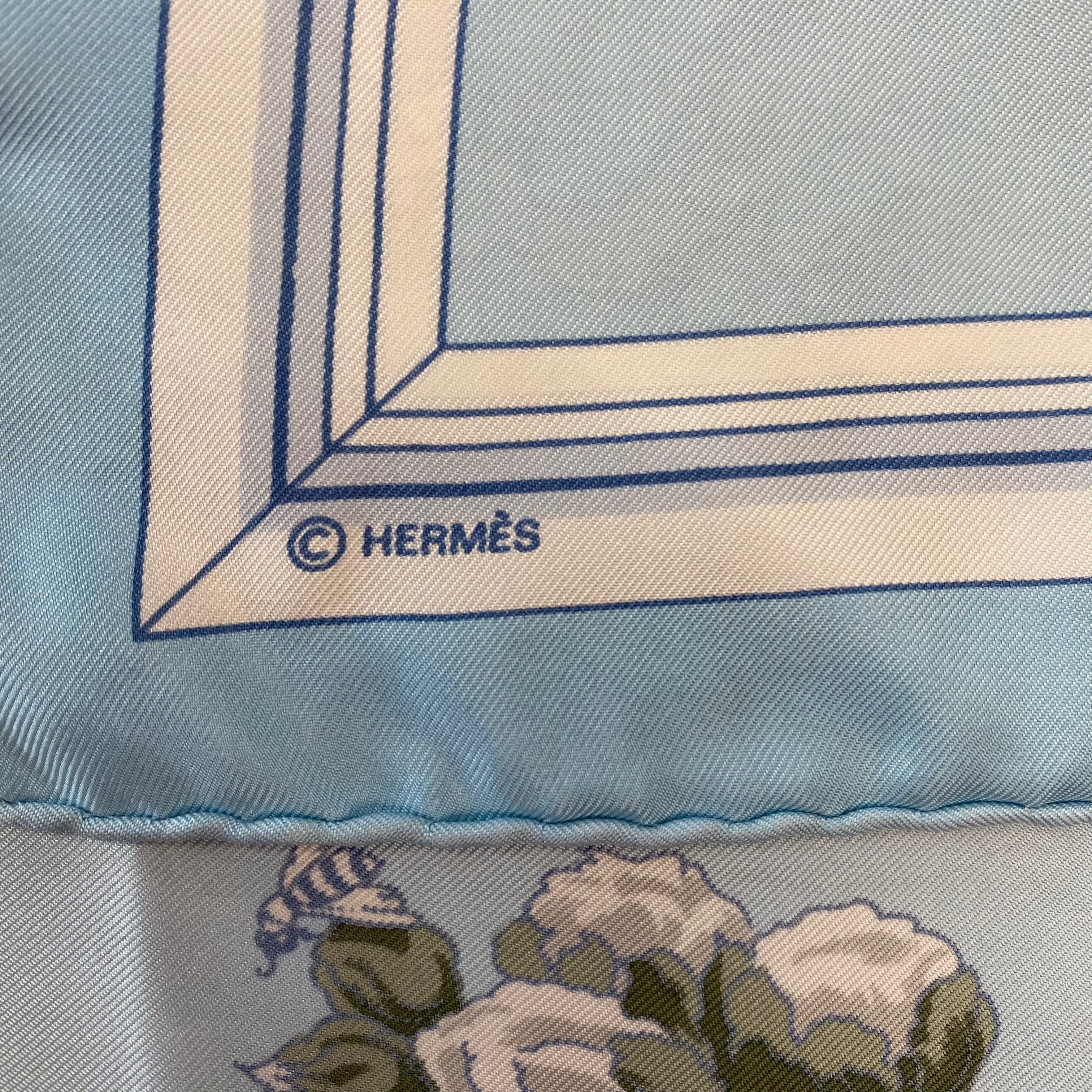 Hermès Quai aux Fleurs Silk Scarf