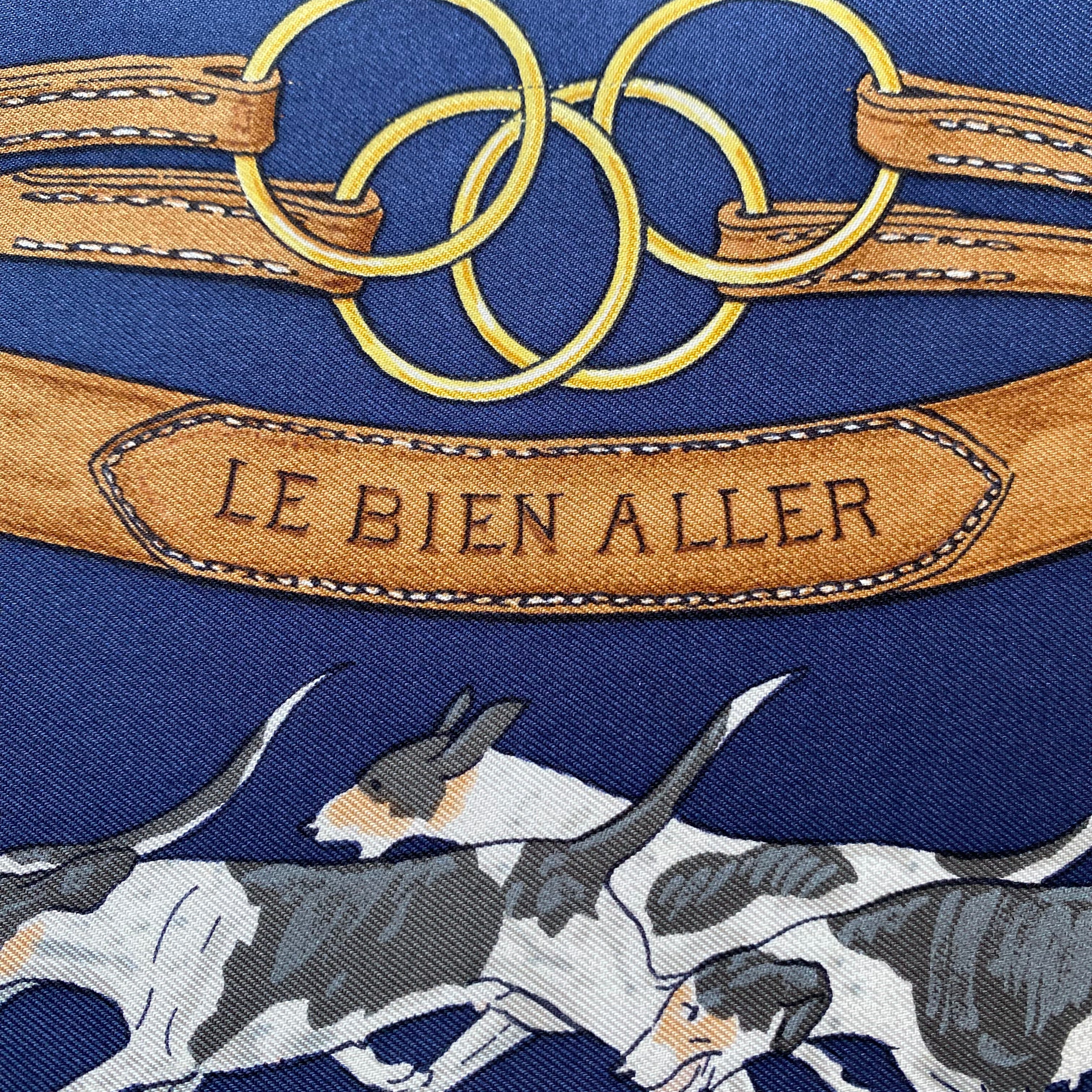 Hermès Le Bien Aller Silk Scarf