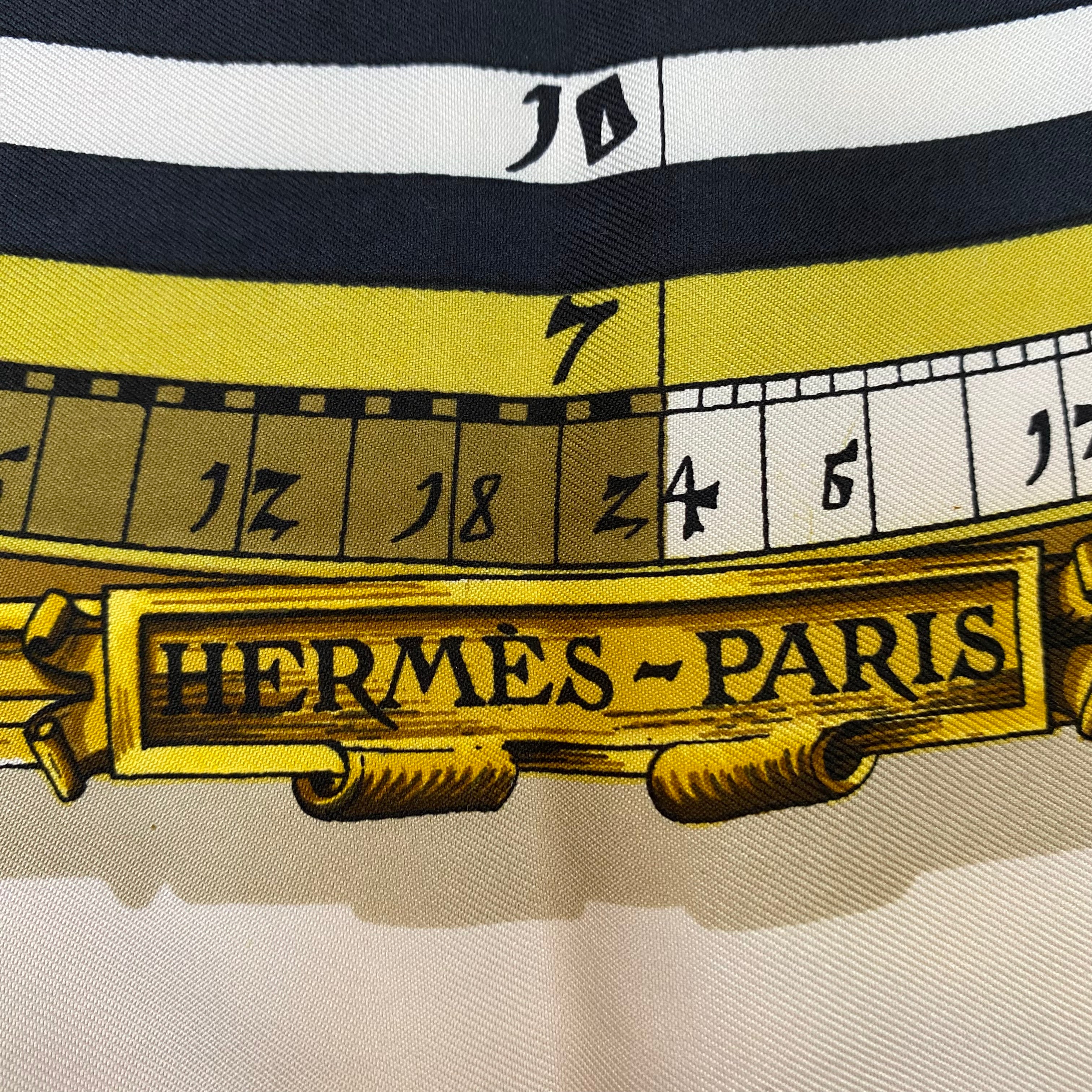 Hermès Dies et Hore Silk Scarf