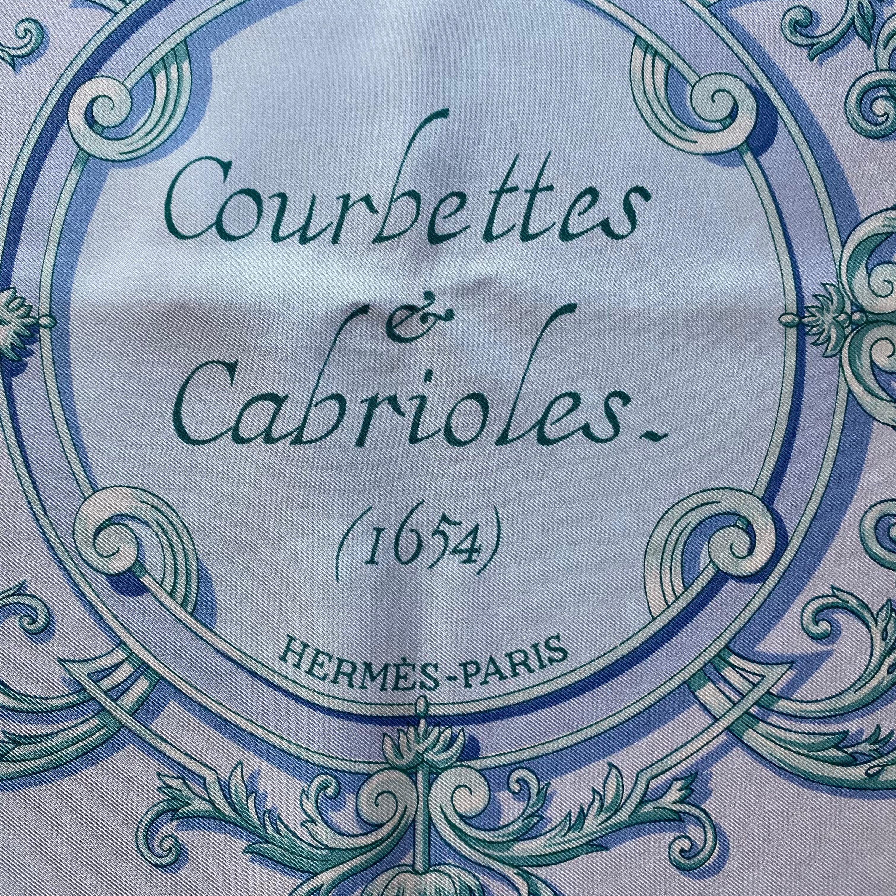 Immaculate Hermès Courbettes & Cabrioles Silk Scarf