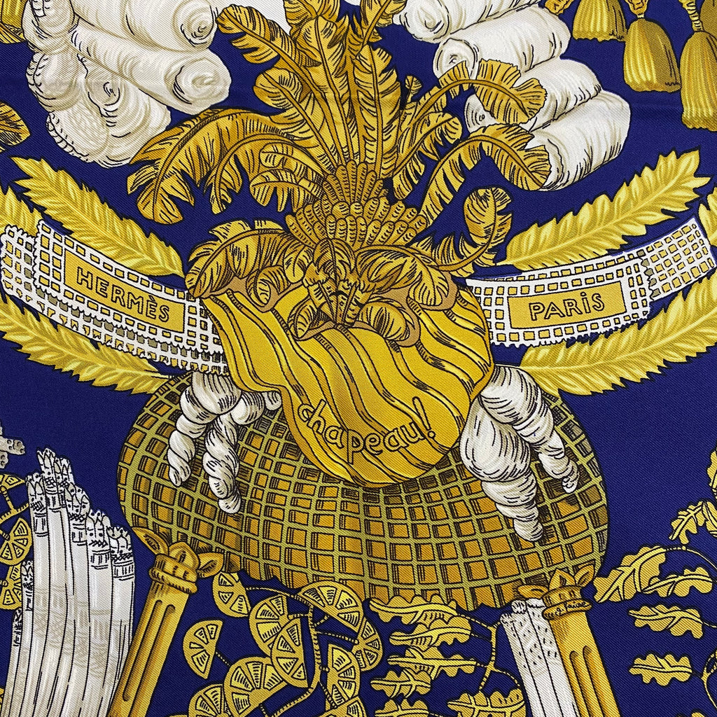 Hermès Chapeau Silk Scarf