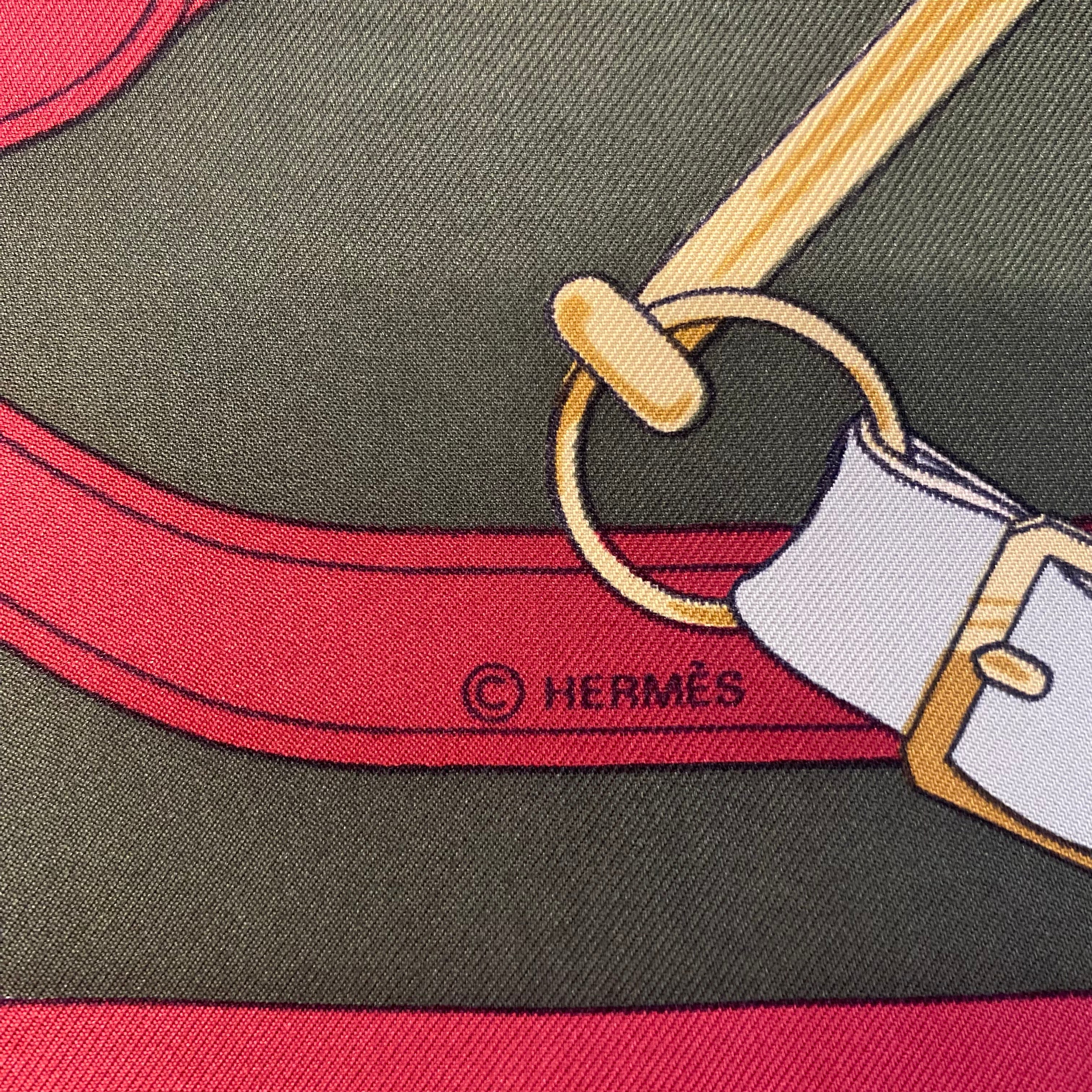 Hermès Eperon d’Or Silk Scarf
