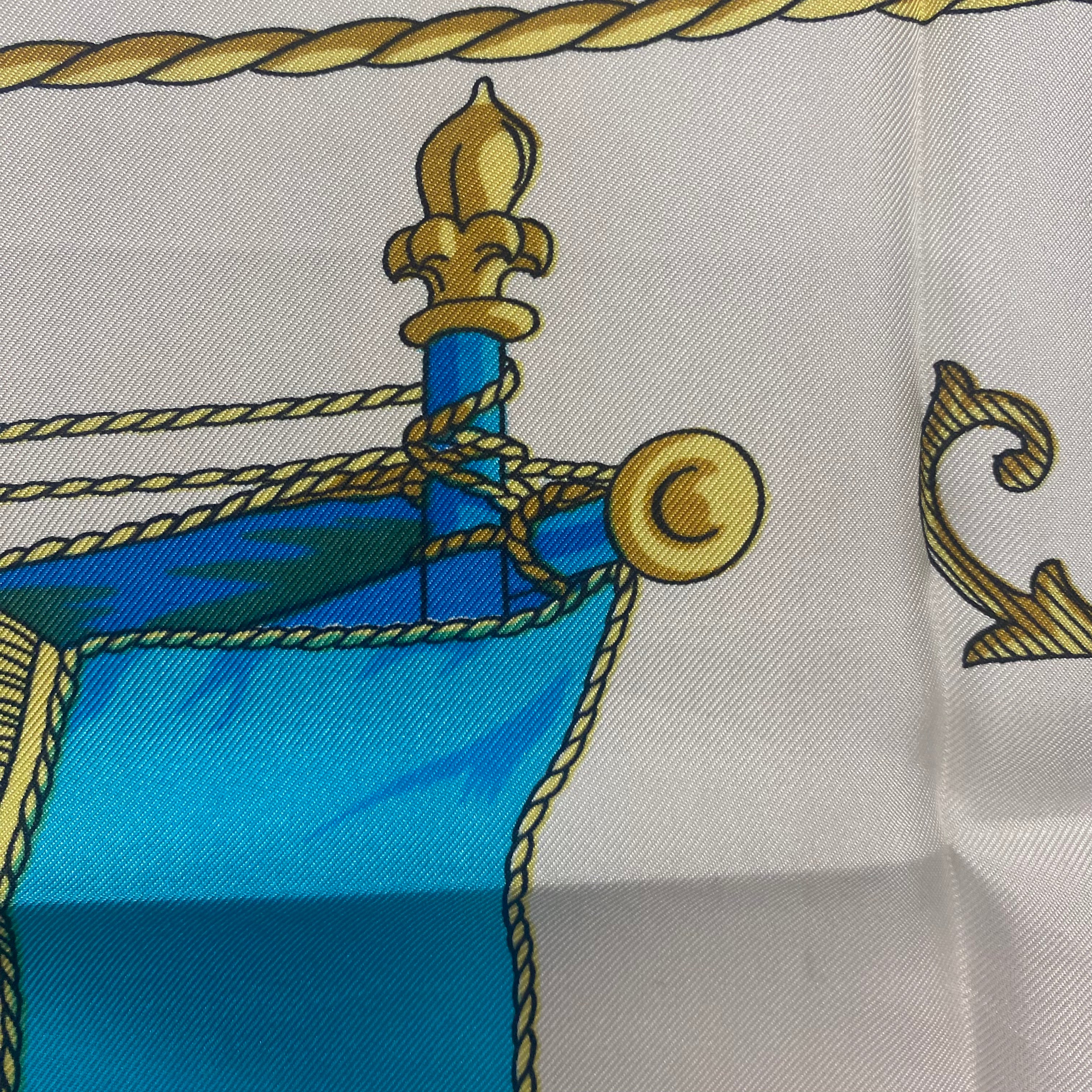 Hermès Vue Du Carrosse de la Galère la Réale Silk Scarf