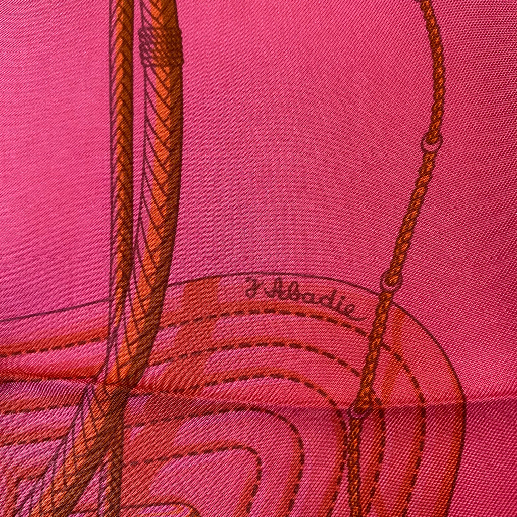 Hermès Clic Clouc Surteint Silk Scarf