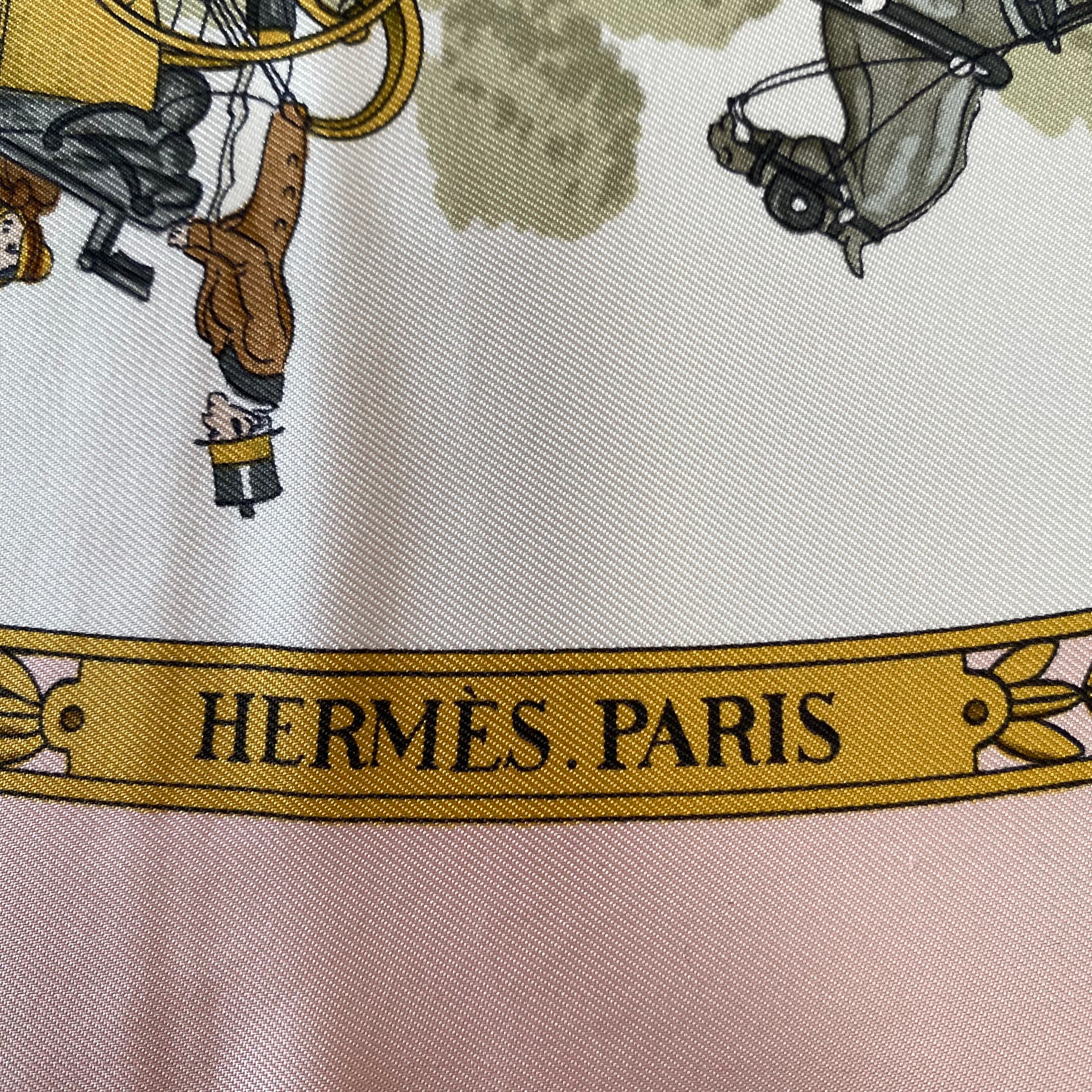 Hermès La Promenade de Longchamps Silk Scarf