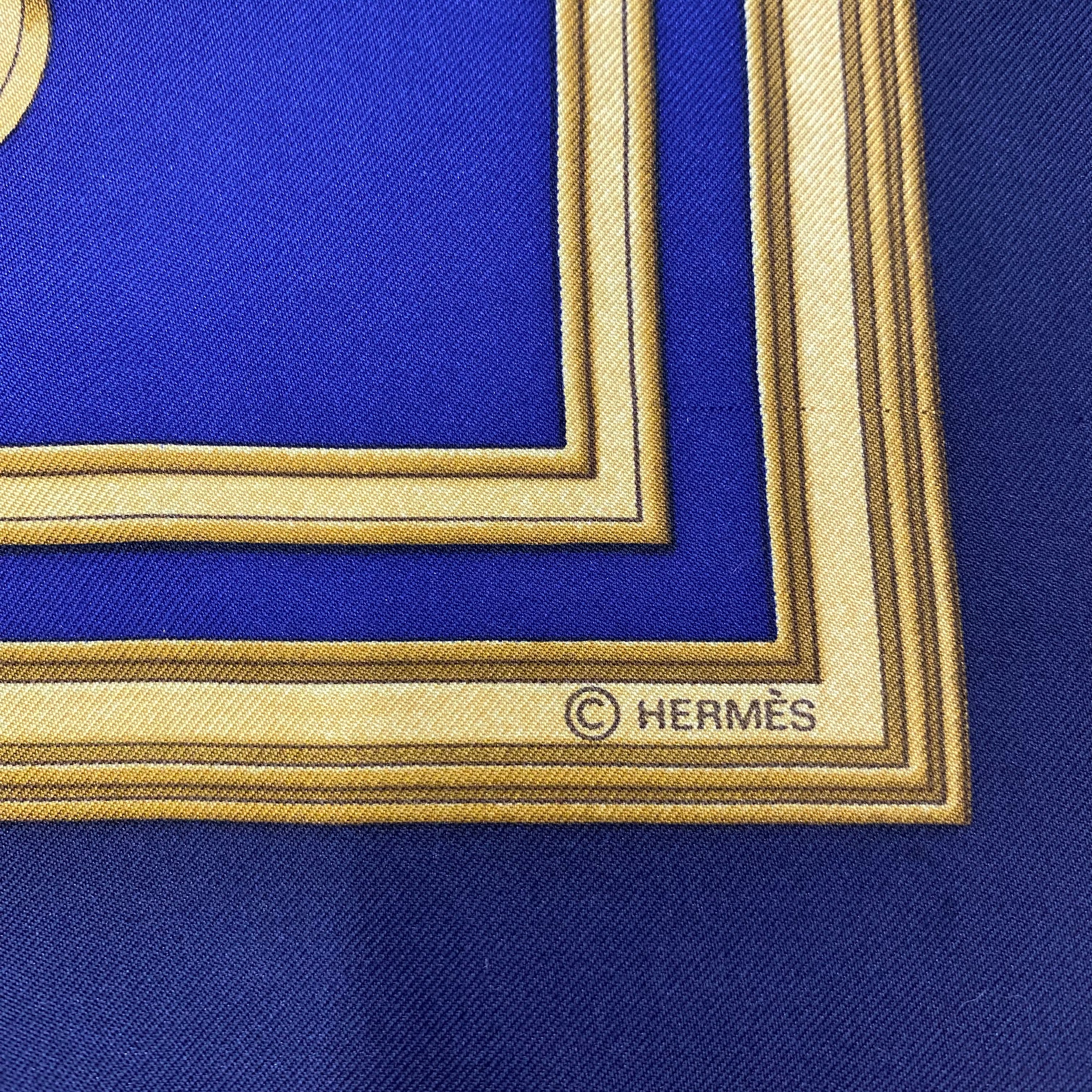 Hermès Les Tuileries Silk Scarf
