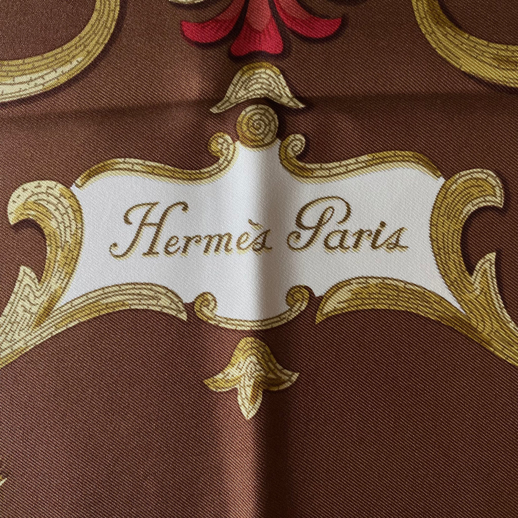 Hermès Cheval Turc Silk Scarf