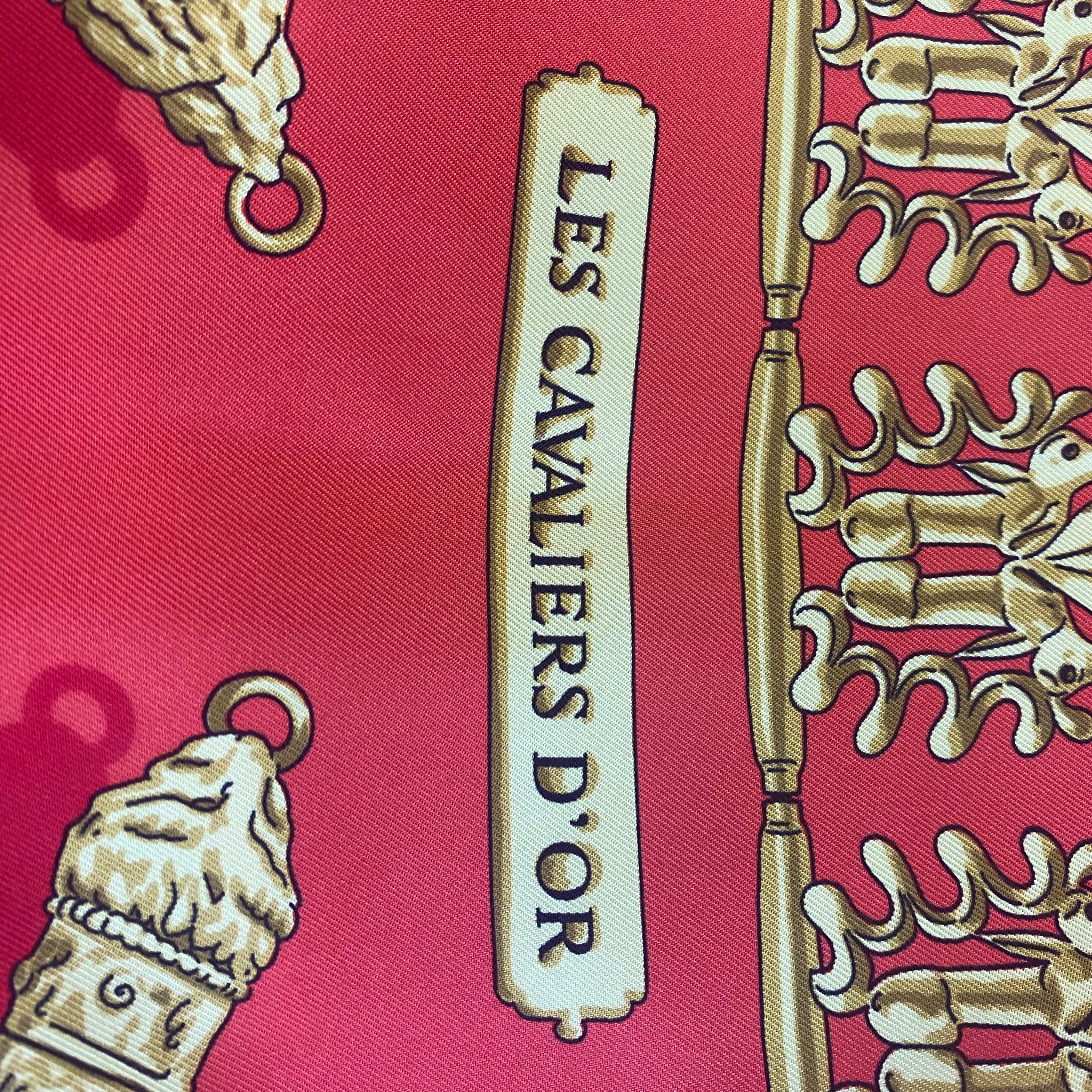 Hermès Les Cavaliers D’or Silk Scarf
