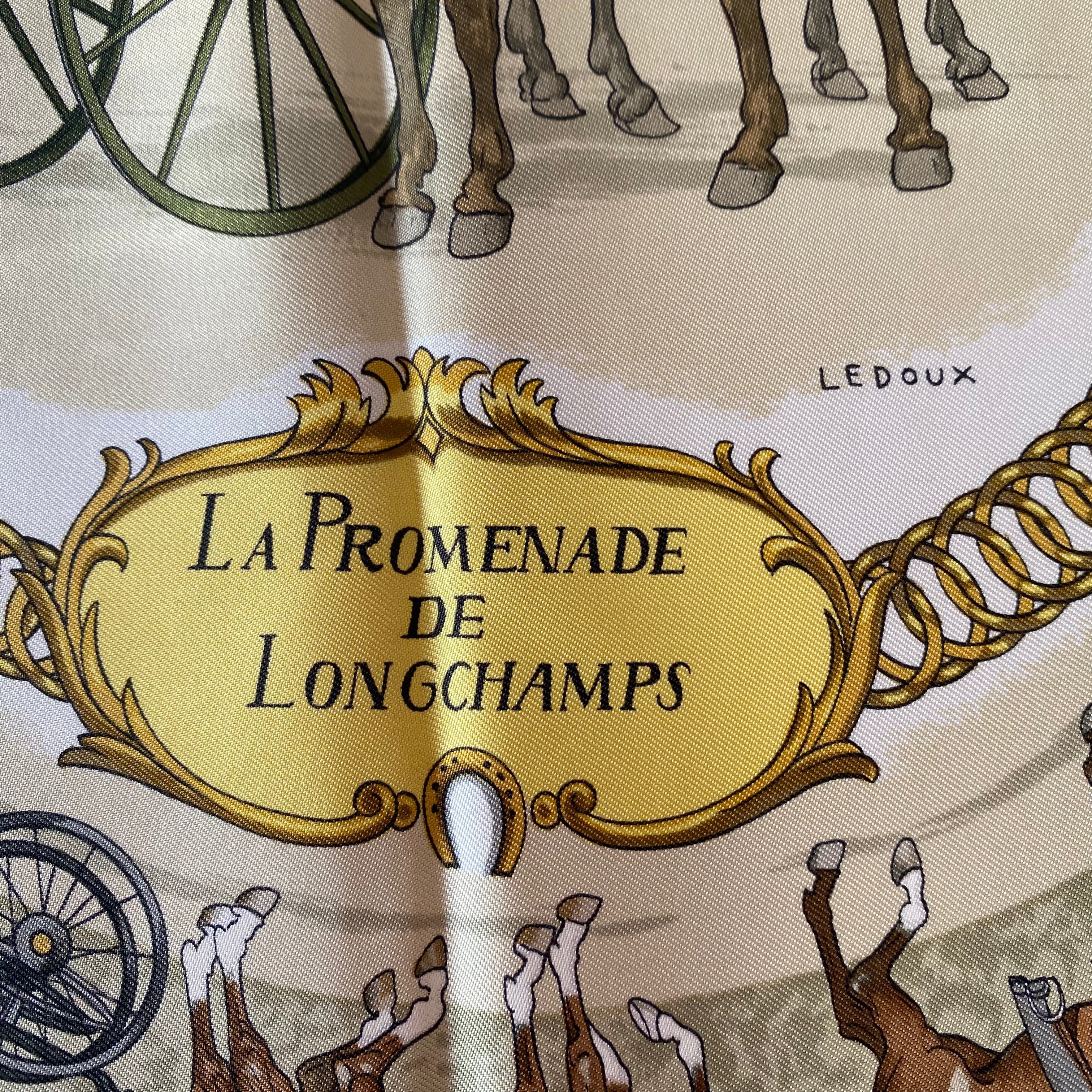 Hermès La Promenade de Longchamps Silk Scarf