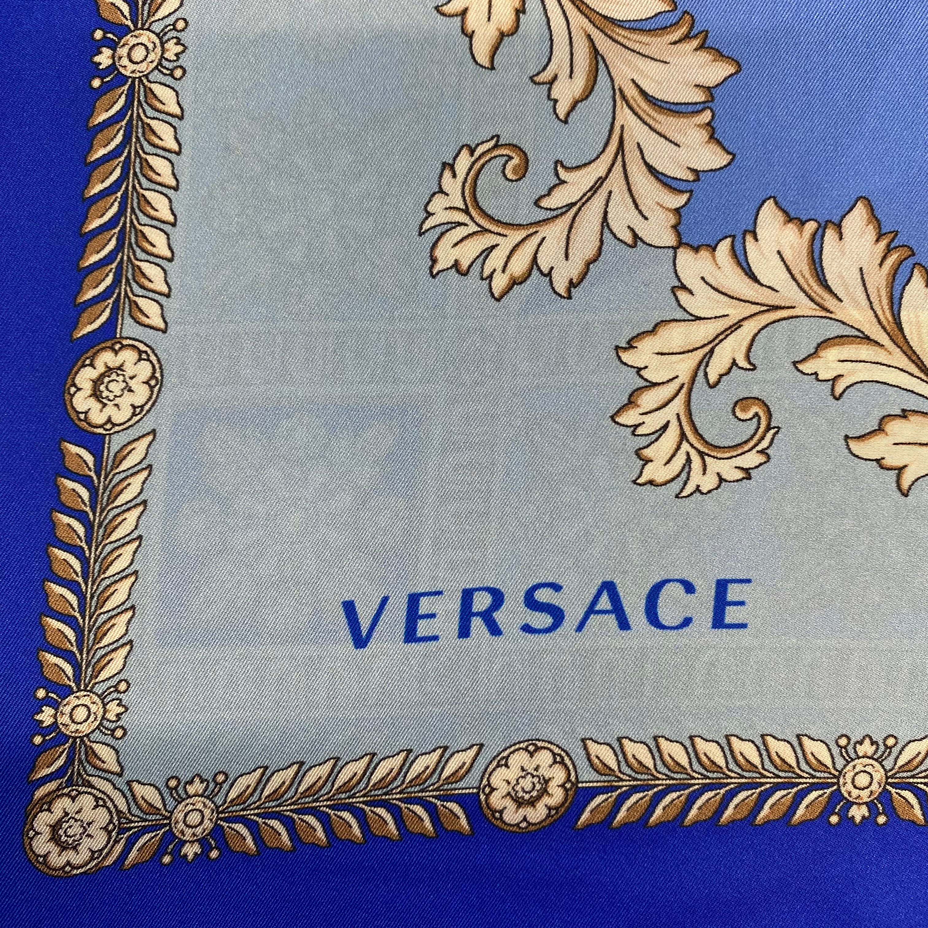 Immaculate Versace Designer Silk Scarf