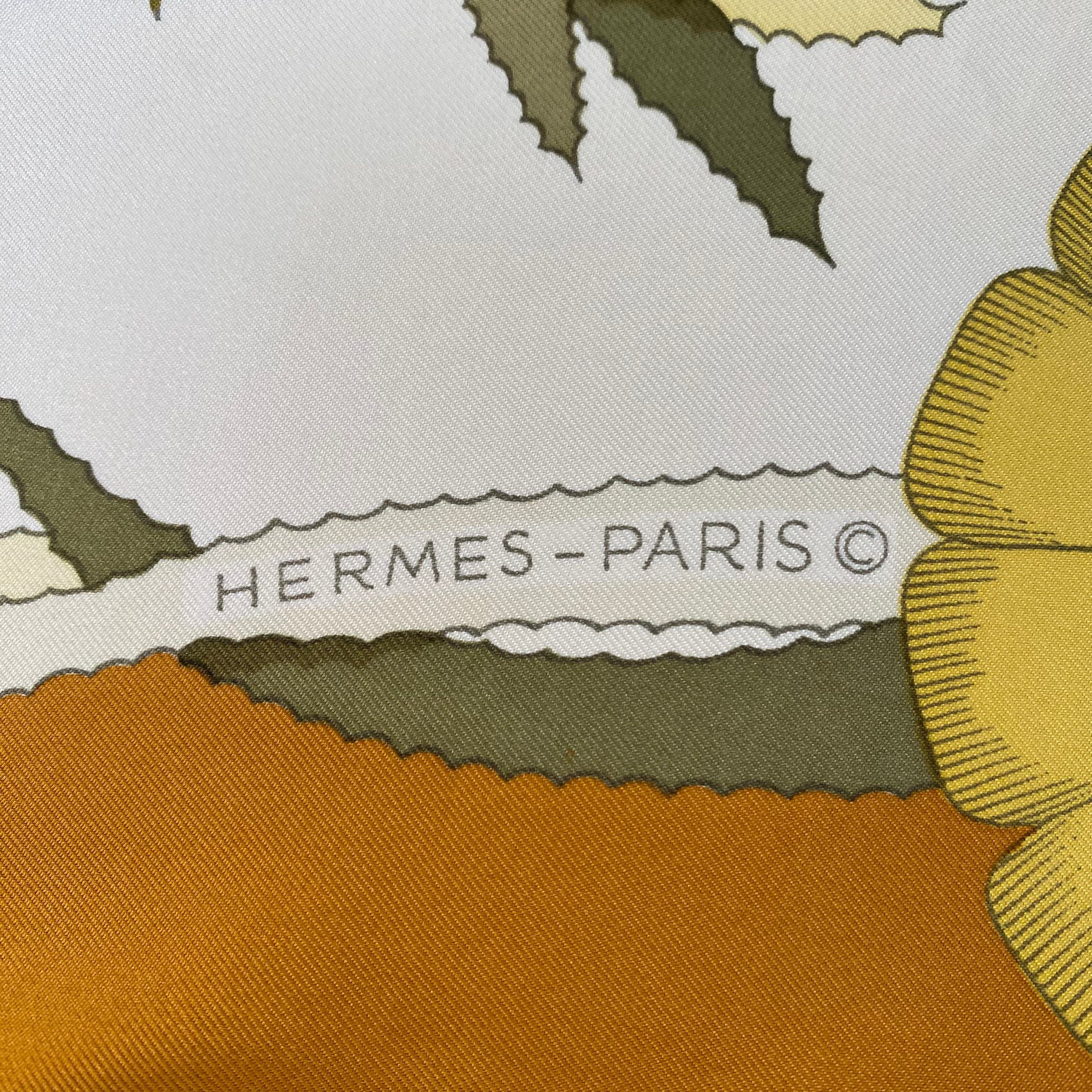 Hermès Tahiti Silk Scarf