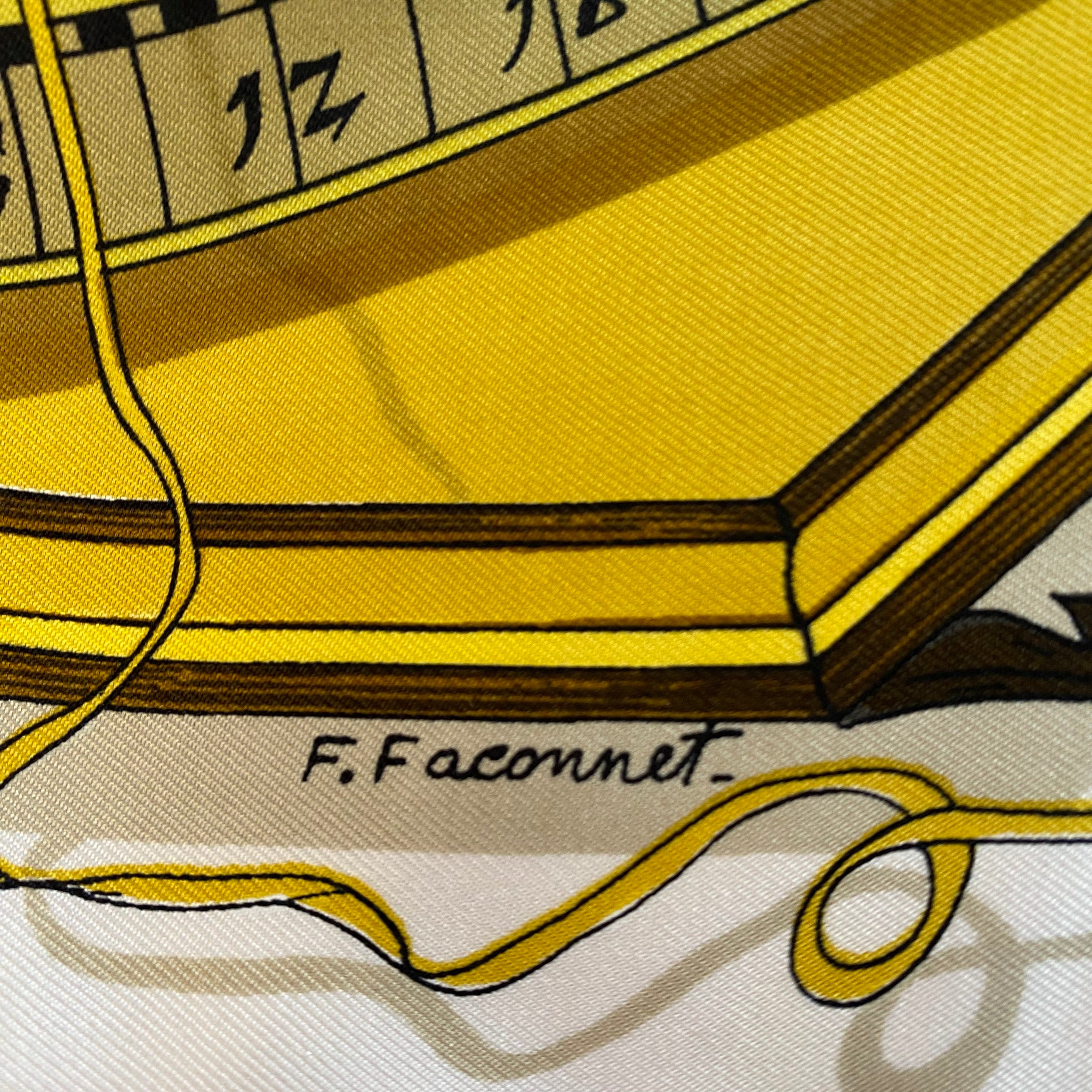 Hermès Dies et Hore Silk Scarf