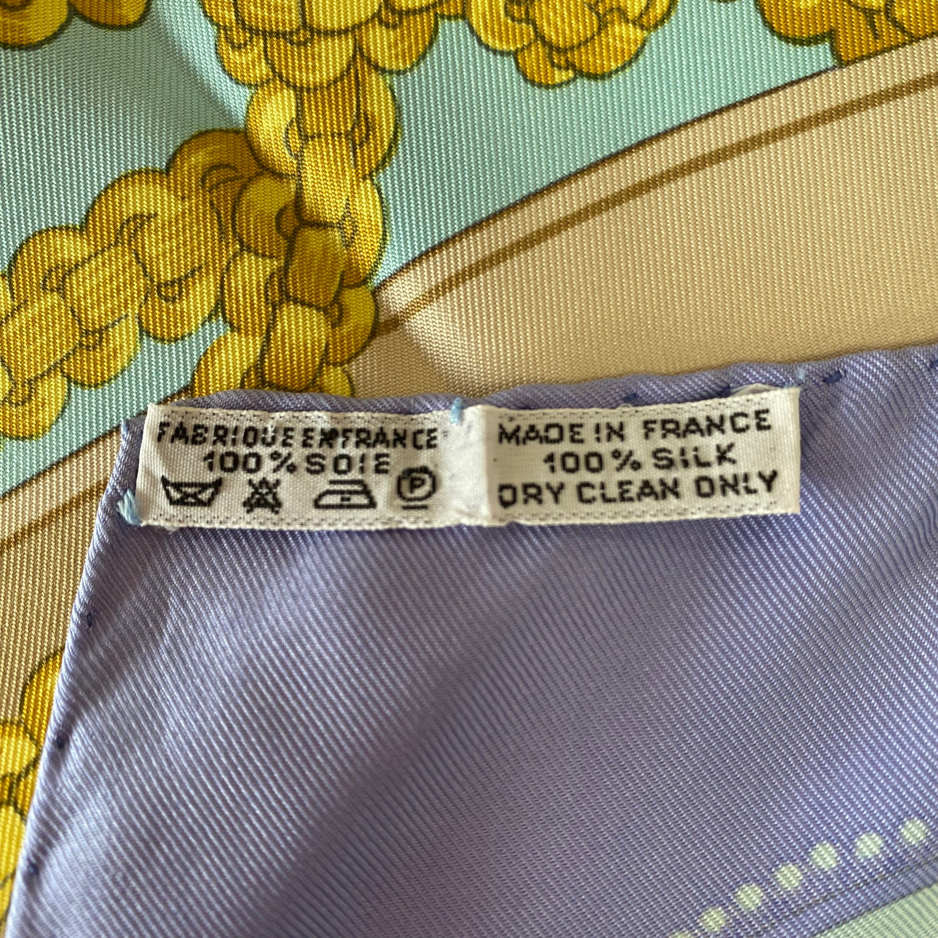 Hermès Tsubas Silk Scarf