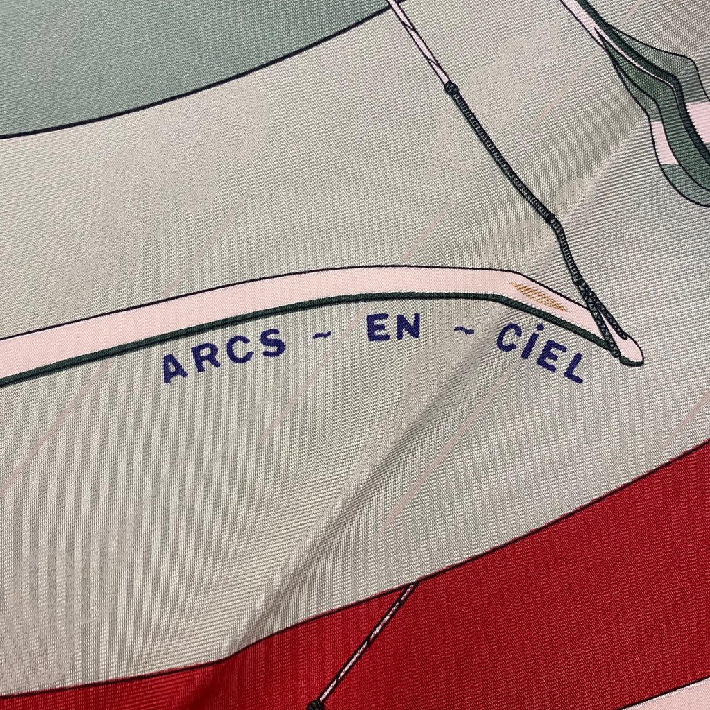 Pristine Hermès Arcs en Ciel Silk Scarf Rare
