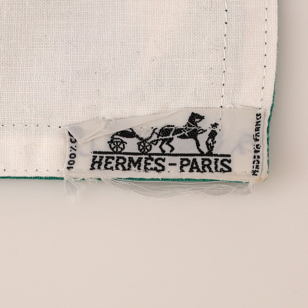 Pristine Hermès Fleurs de Lotus Tray Cloth