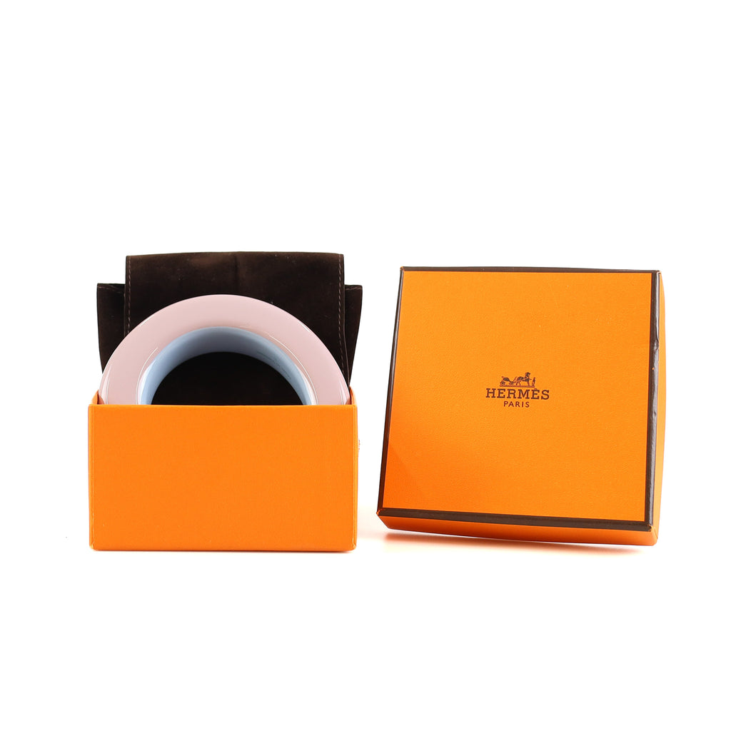 Brand New Boxed Hermès Fusion Le Bois Laque Bangle Large