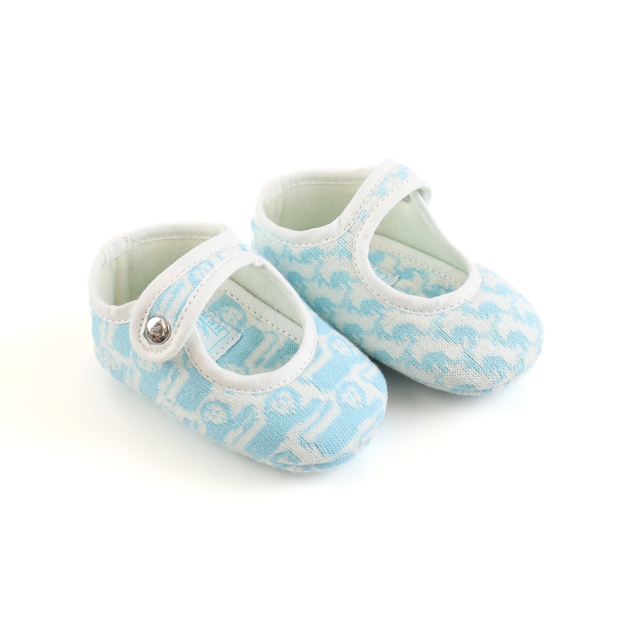 Brand New Boxed Hermès Animaux Pixel Baby Booties