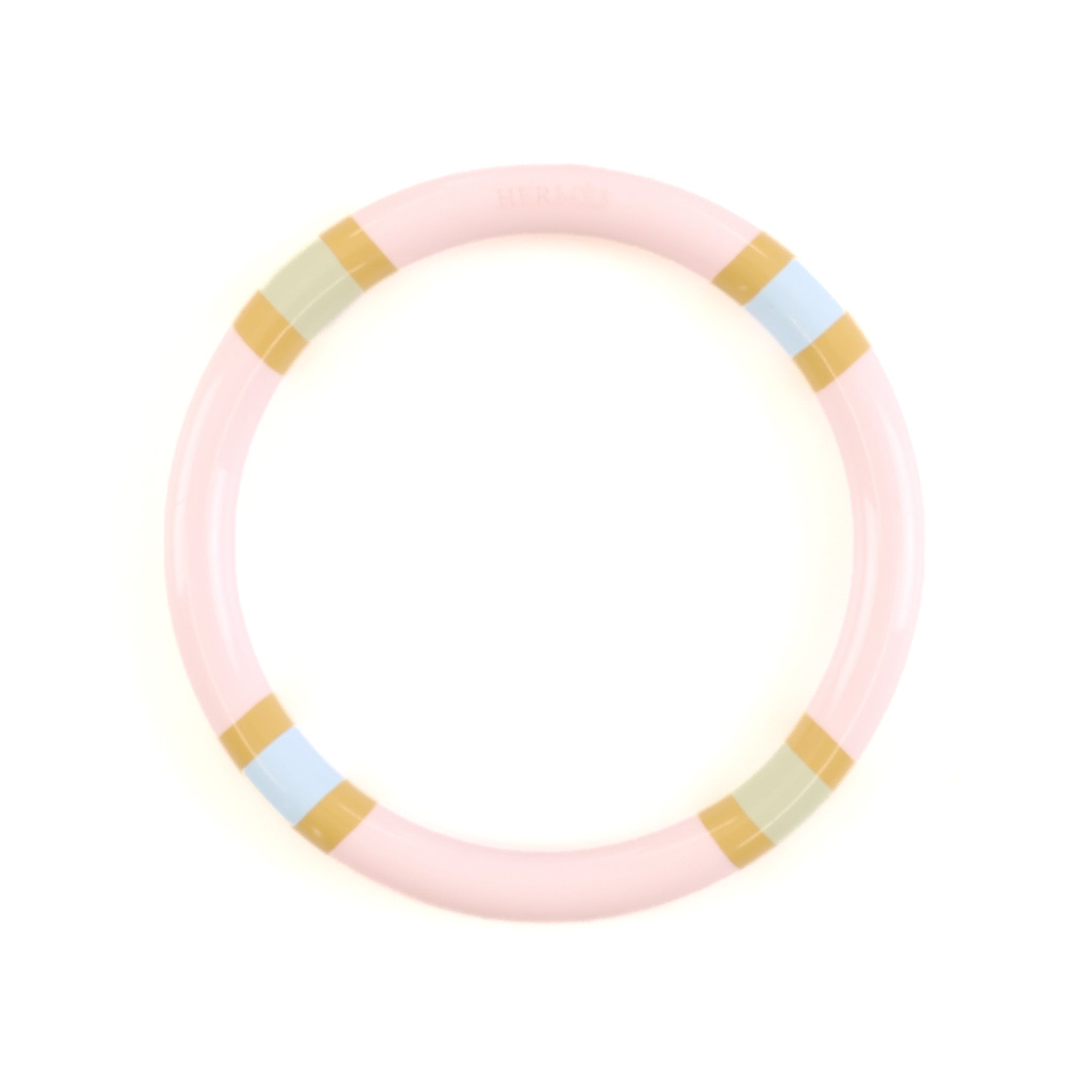 Brand New Boxed Hermès Lacquered Wood Bangle Large