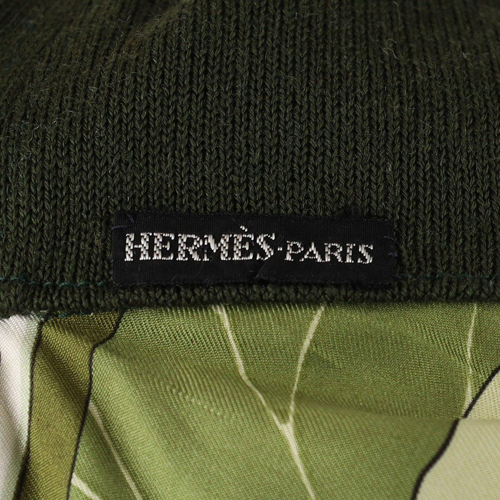 Hermès Fleurs de Lotus Silk Hat Rare