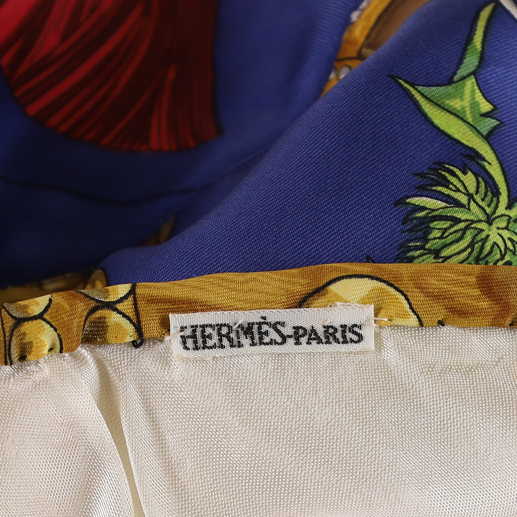 Boxed Hermés Aux Champs Silk Beret Hat