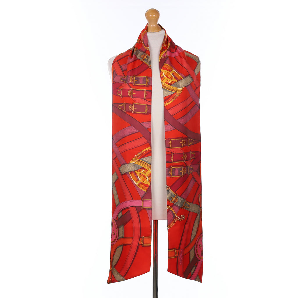 Pristine Boxed Hermès Maxi Twilly Silk Scarf