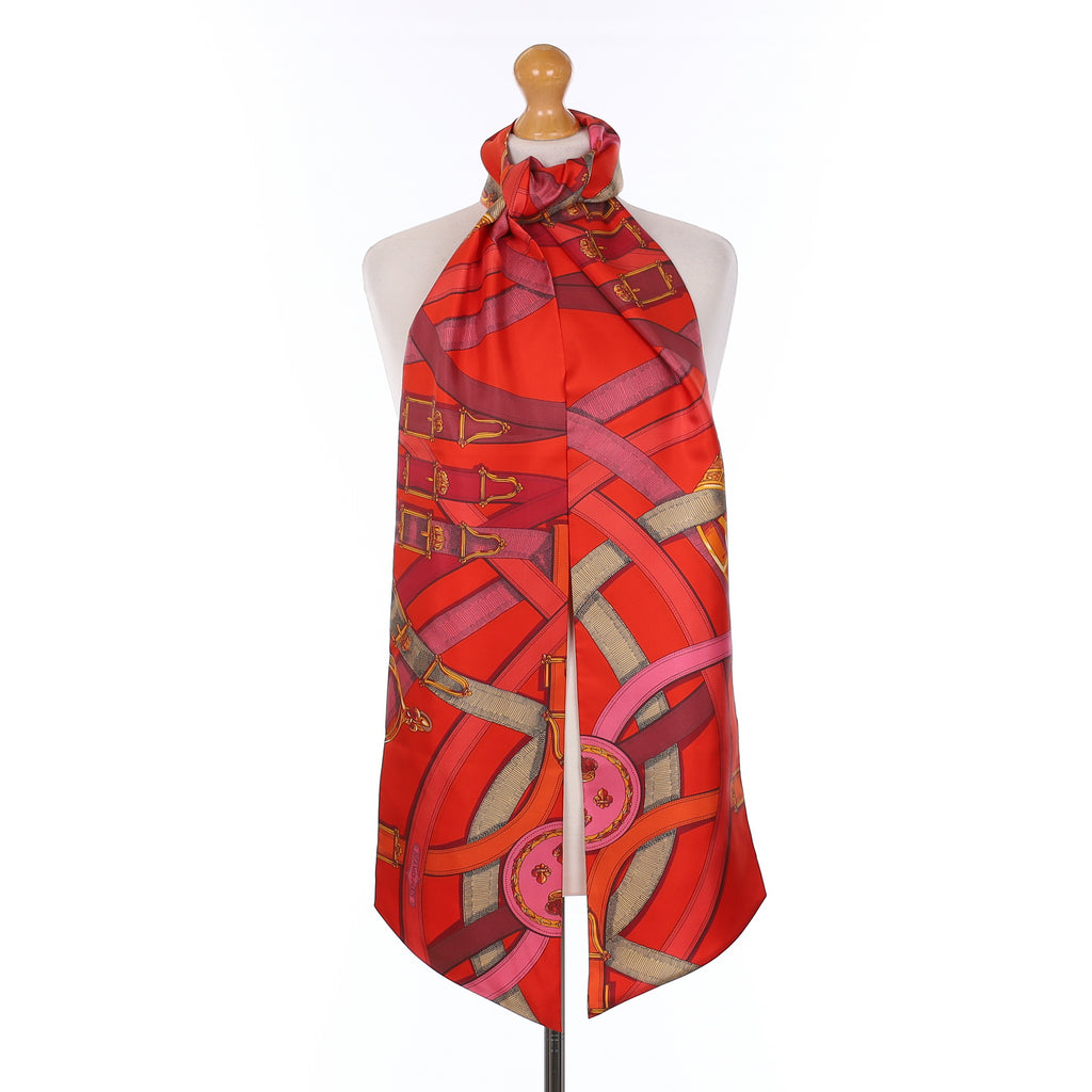 Pristine Boxed Hermès Maxi Twilly Silk Scarf