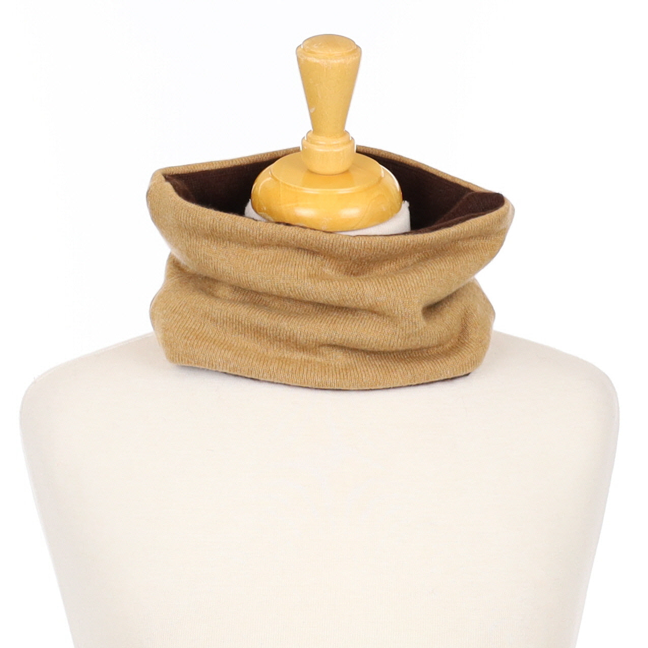 Men’s Caramel and Dark Chocolate Brown Neck Warmer