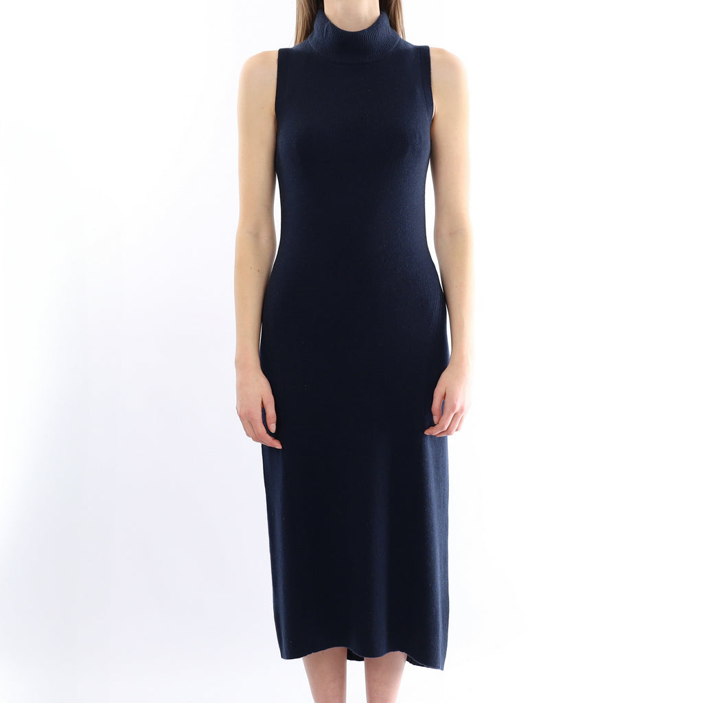 Rag & Bone Dark Navy Long Sleeveless Turtle Neck Dress Small