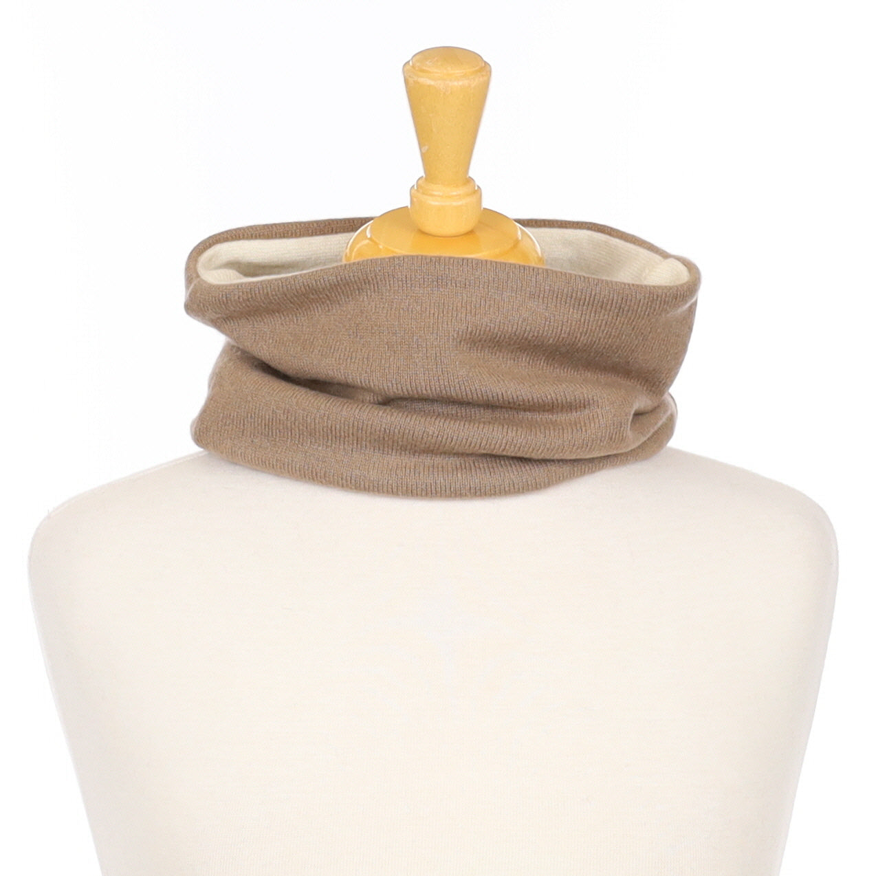 Mocha and Cream Neck Warmer