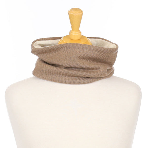 Men’s Mocha and Cream Neck Warmer