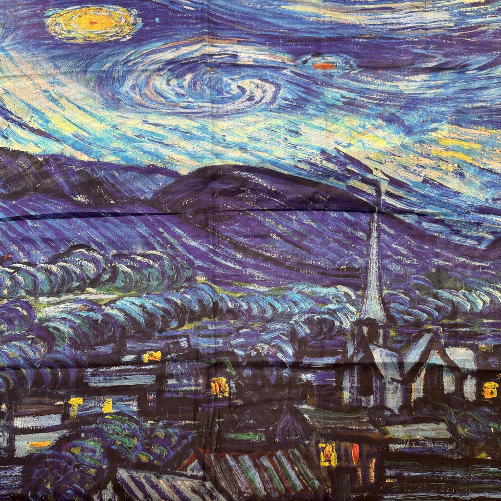 Brand New Starry Night Silk Scarf