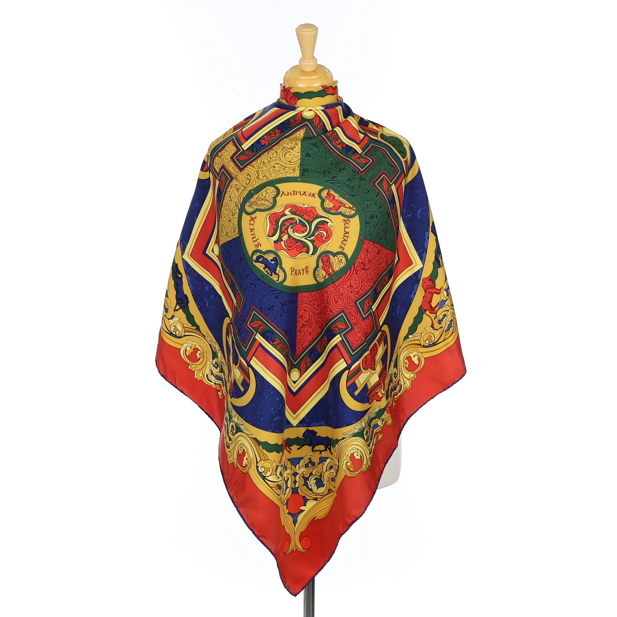 Hermès Animaux Solaires Silk Scarf