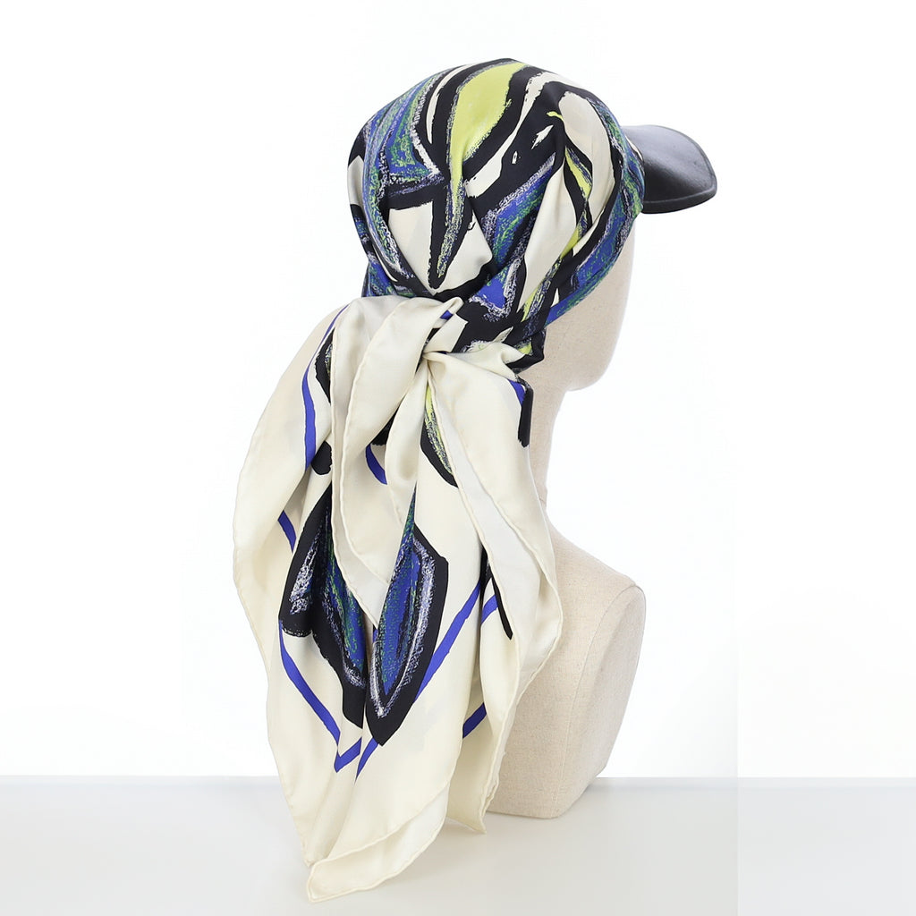 Salvatore Ferragamo Abstract Silk Cap