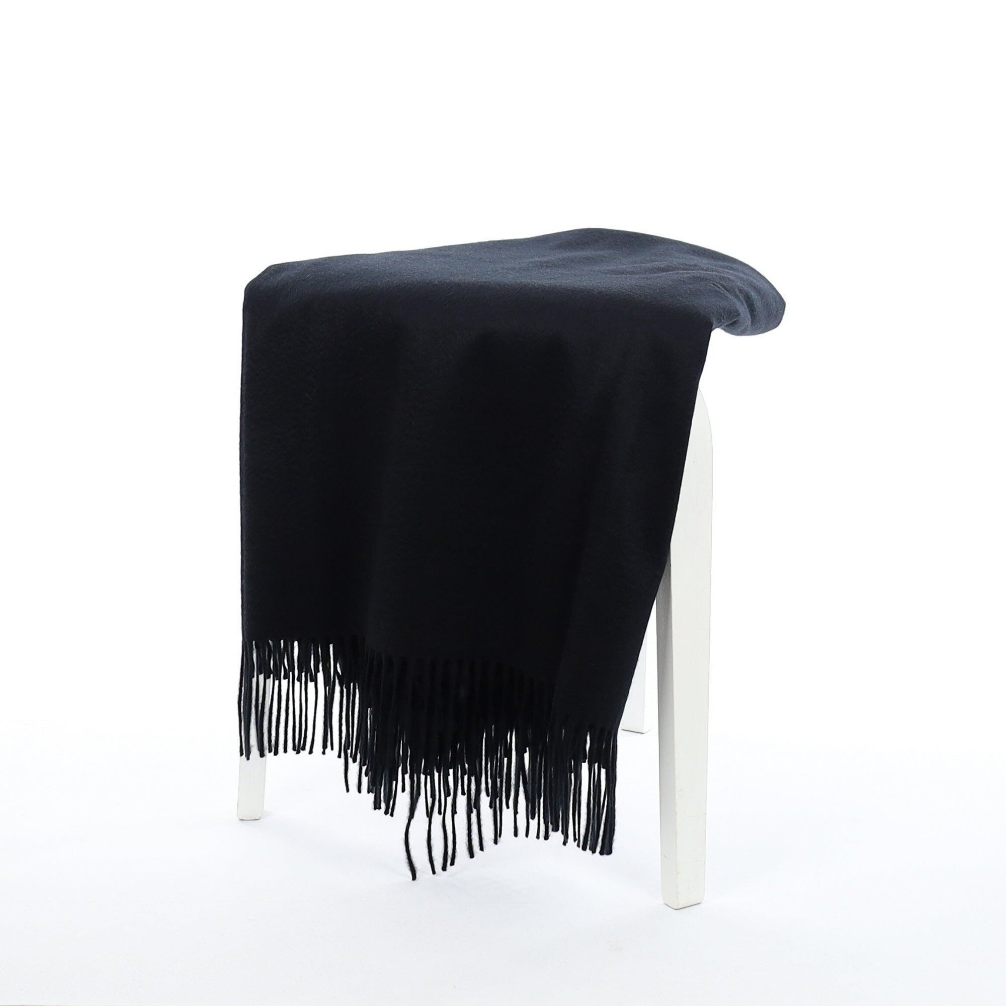 Scottish Begg & Co Black Cashmere Blanket