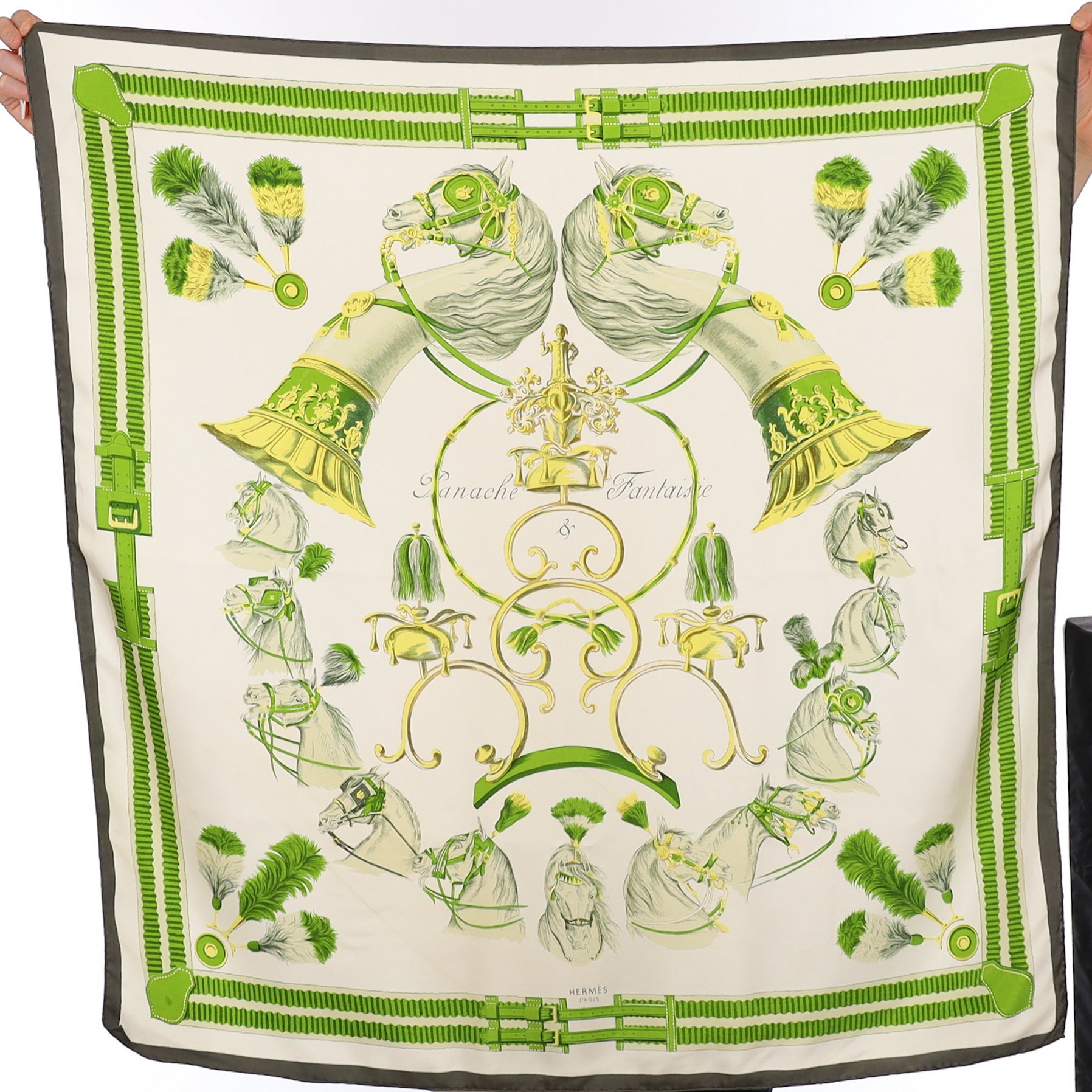 Hermès Panache & Fantaisie Silk Scarf