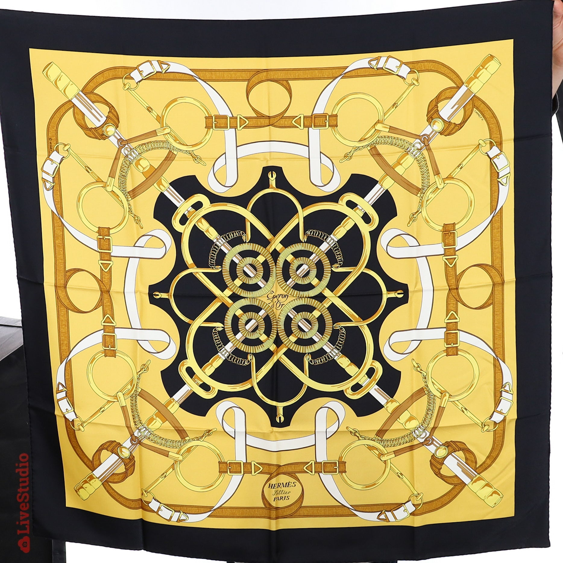 Hermès Eperon D’Or Silk Scarf