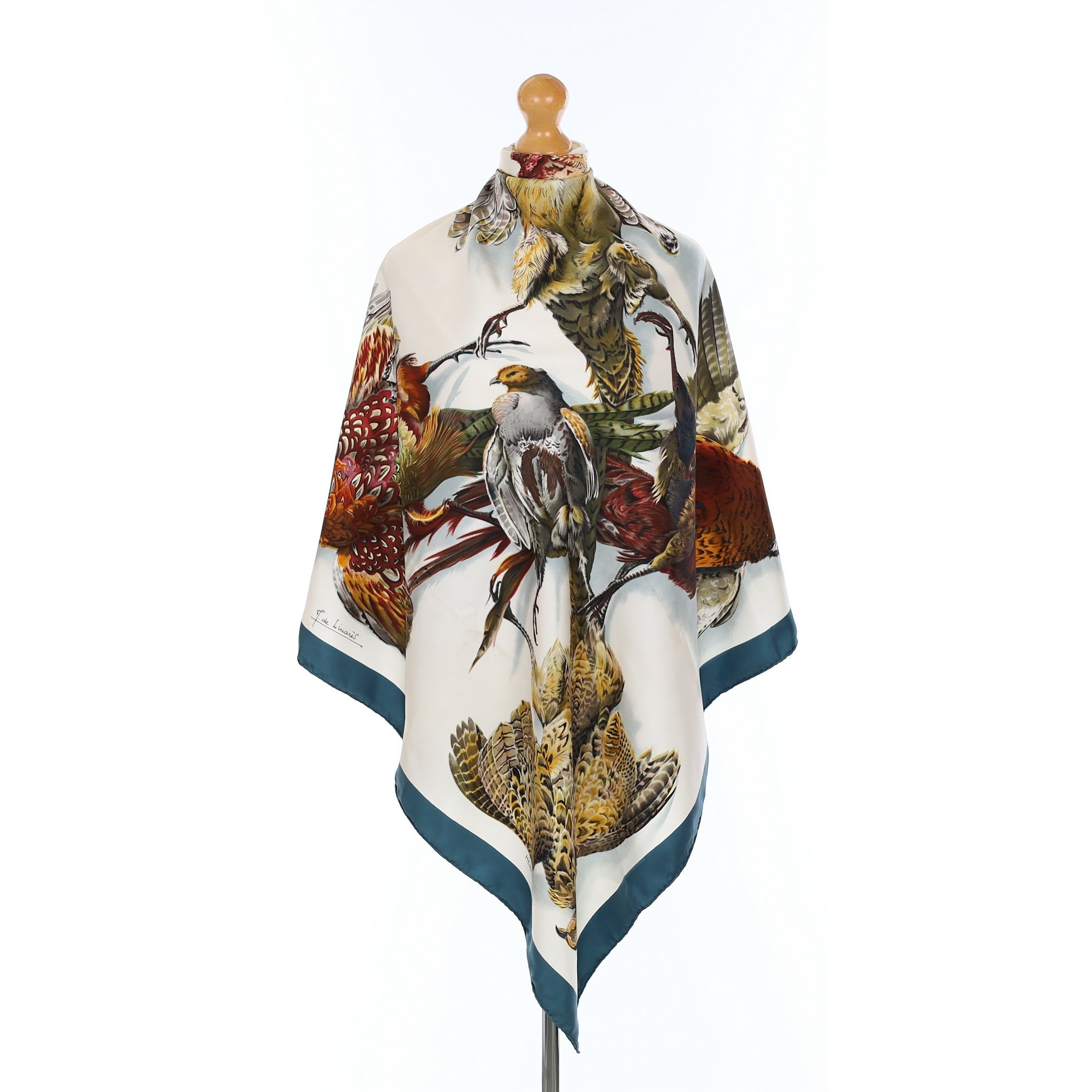 Hermès Belles Chasse Silk Scarf Quite Rare